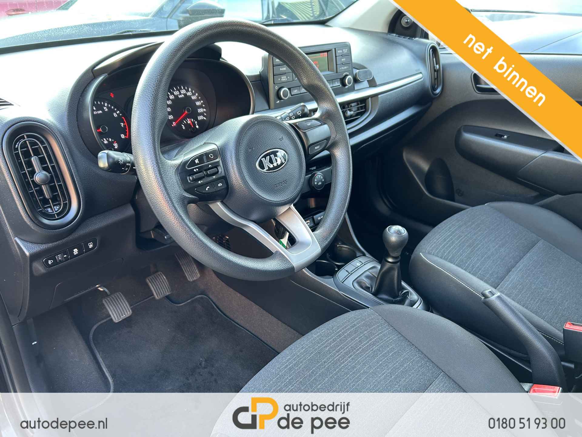 Kia Picanto 1.0 CVVT EconomyPlusLine GARANTIE/5-DRS/AIRCO/BLUETOOTH/CV+AB/EL.RAMEN rijklaarprijs! - 4/14