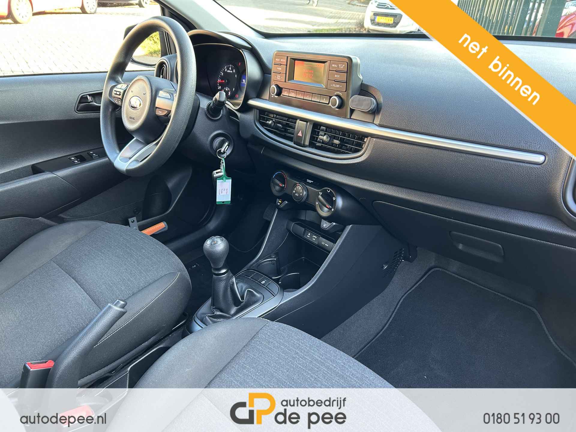 Kia Picanto 1.0 CVVT EconomyPlusLine GARANTIE/5-DRS/AIRCO/BLUETOOTH/CV+AB/EL.RAMEN rijklaarprijs! - 5/14