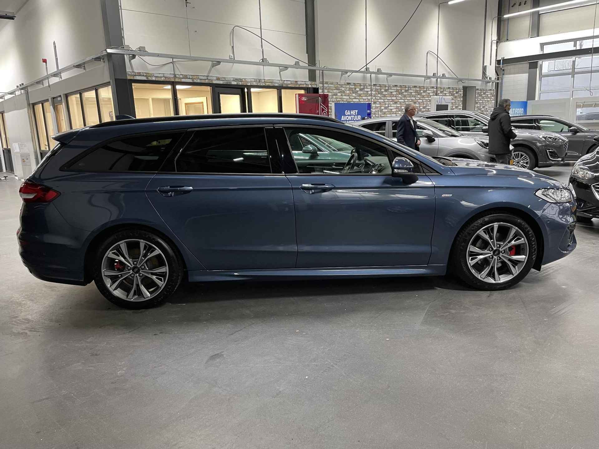 Ford Mondeo Wagon 2.0 IVCT HEV ST-Line Hybride | Pano | Leer | Carplay | Navi | Led | Camera | - 7/32