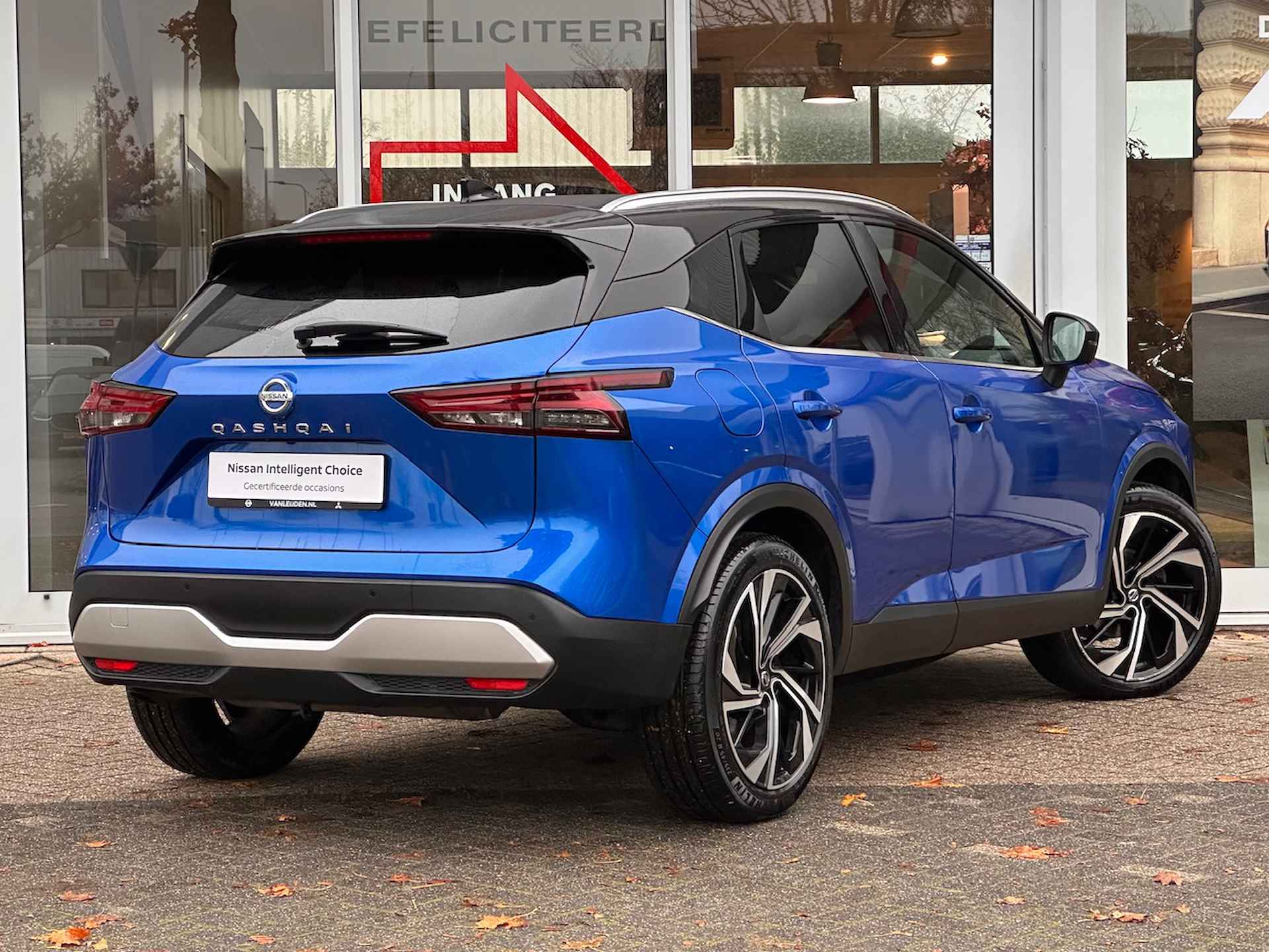 NISSAN Qashqai 1.3 Mild-Hybrid 158pk Xtronic Tekna Plus | Trekhaak | 1.800kg Trekgewicht | Panoramadak | Navigatie | Head-Up | Leder | App Connect | 20 inch - 4/40