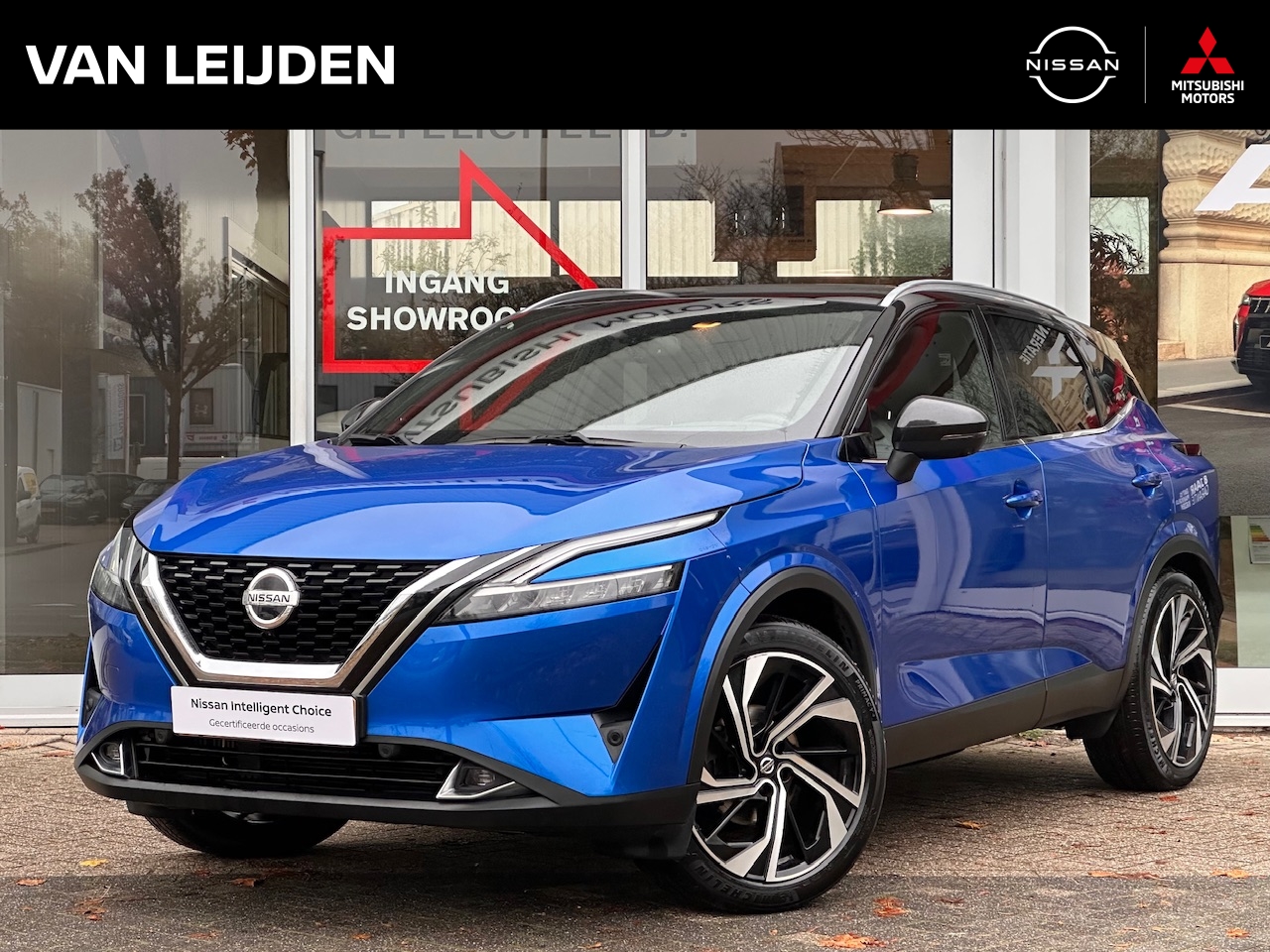 NISSAN Qashqai 1.3 Mild-Hybrid 158pk Xtronic Tekna Plus | Trekhaak | 1.800kg Trekgewicht | Panoramadak | Navigatie | Head-Up | Leder | App Connect | 20 inch