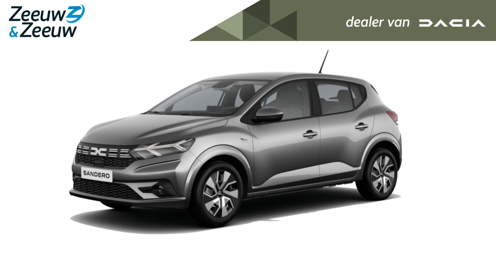 Dacia Sandero TCe 100 ECO-G Expression | Profiteer nu van de Dacia 50/50 deal tegen slechts 0,99% actietarief | Nu nieuw te bestellen |