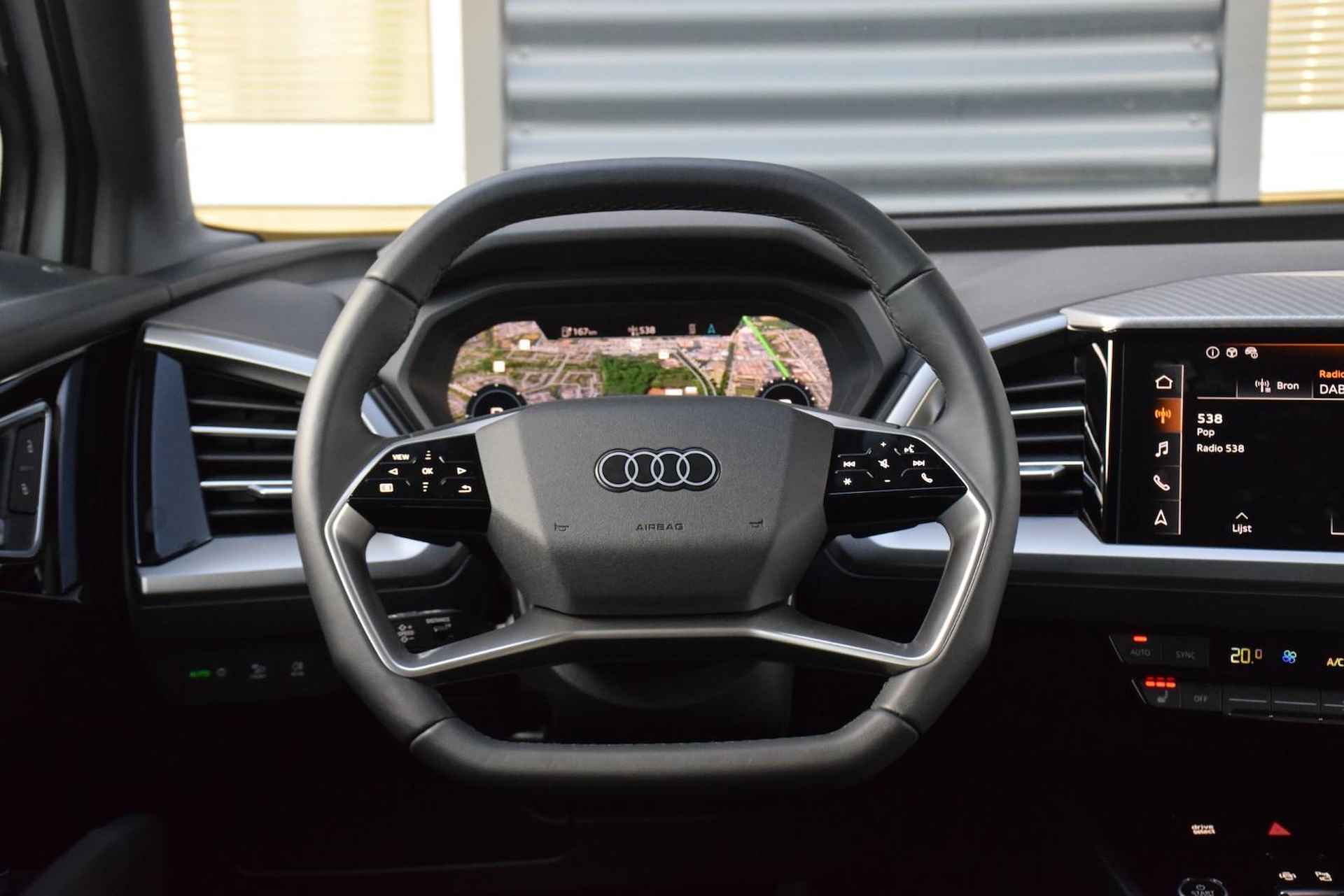 Audi Q4 Sportback e-tron 204pk 40 Advanced Edition 77 kWh | Adaptive Cruise | Zwart Optiek | Achteruitrijcamera - 38/54