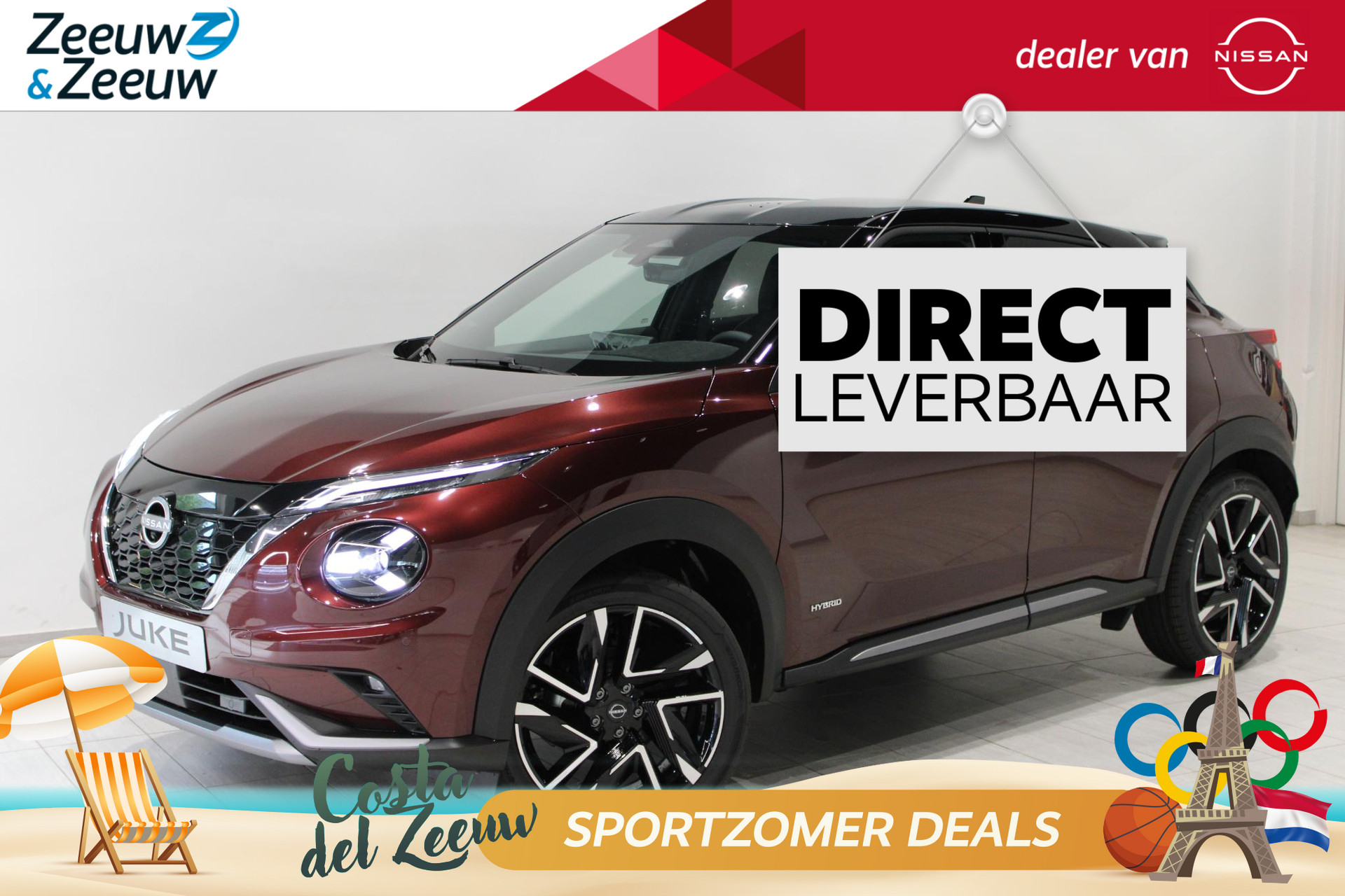 Nissan Juke 1.6 Hybrid N-Design | € 6000,= VOORRAAD KORTING | COLD PACK | TECHNOLOGY PACK | INTERIOR PACK PLUS MIDNIGHT BLACK |