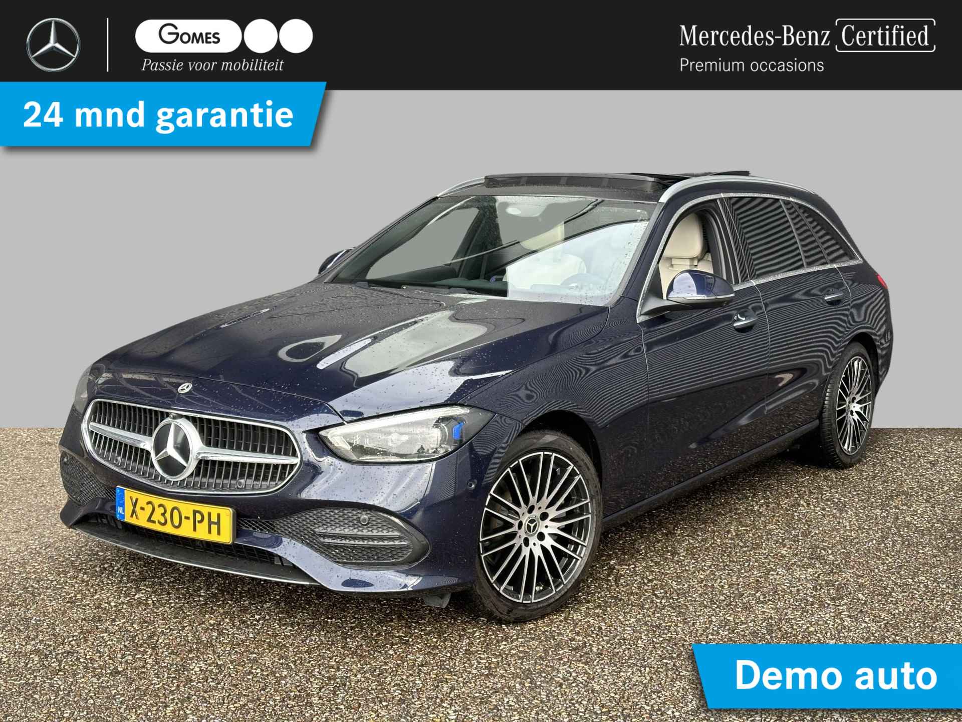 Mercedes-Benz C-Klasse Estate 200 Luxury Line | Premium | Panoramadak | Memorystoelen Verwarmd | 360° Camera | Sfeerverlichting | Trekhaak - 1/11