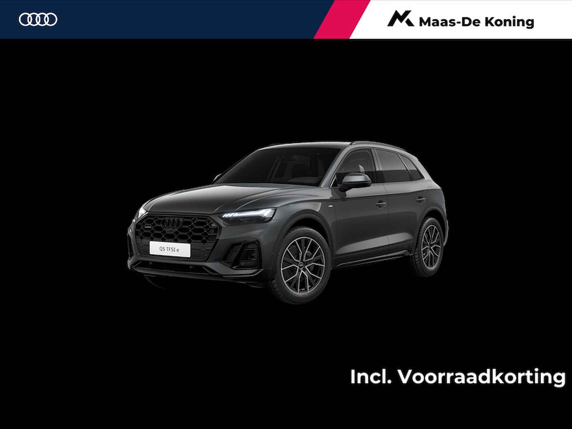 Audi Q5 S edition Competition 50 TFSI e 220 kW / 299 pk SU Luchtvering - Panoramadak - Assistentiepakket city parking