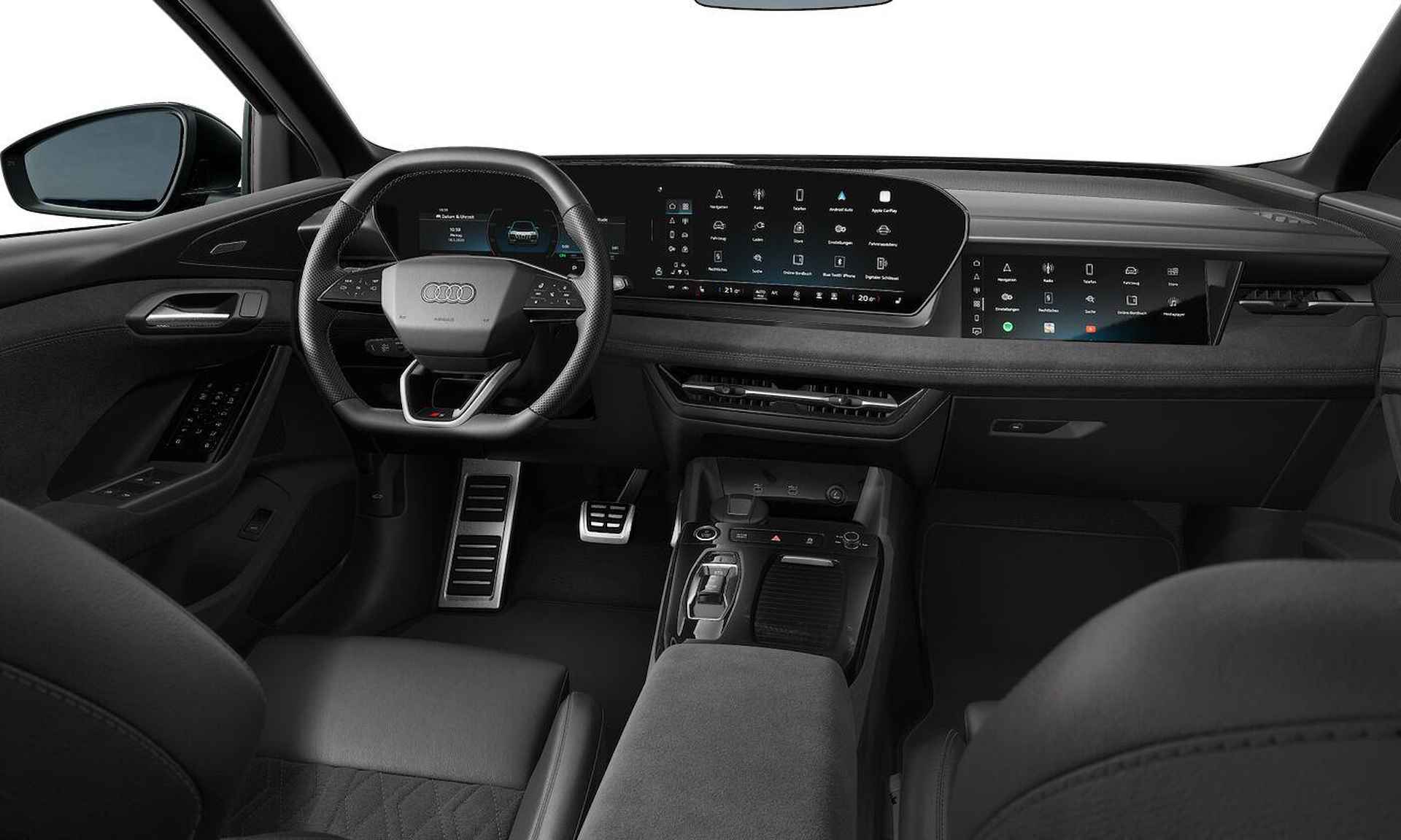 Audi Q6 e-tron 55 S edition quattro 388 PK · 21" LM Velgen · Panoramadak · Assistentiepakket Veiligheid - 3/7