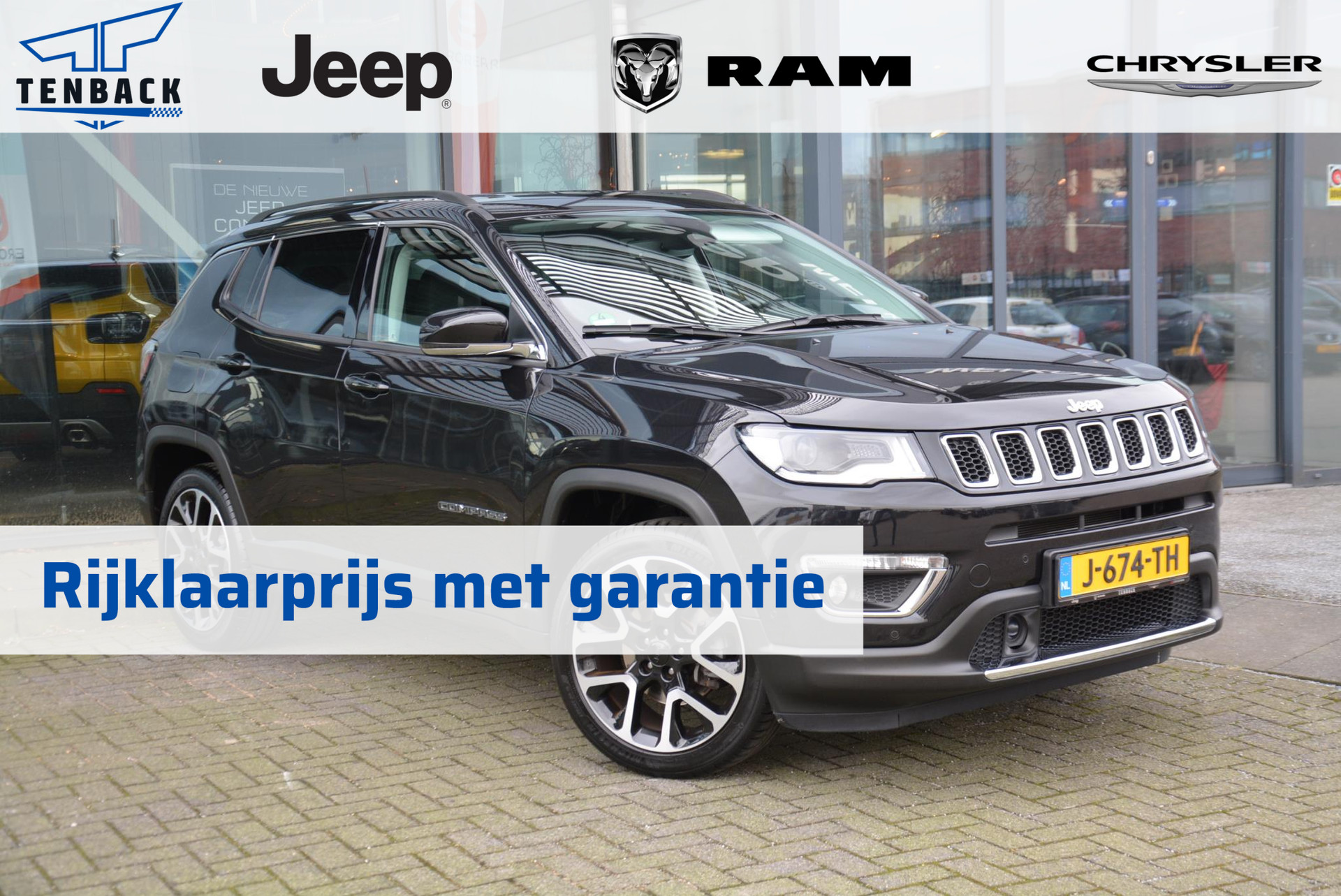 Jeep Compass 1.3T Limited | 1e eigenaar | BTW auto | Rijklaarprijs met garantie bij viaBOVAG.nl
