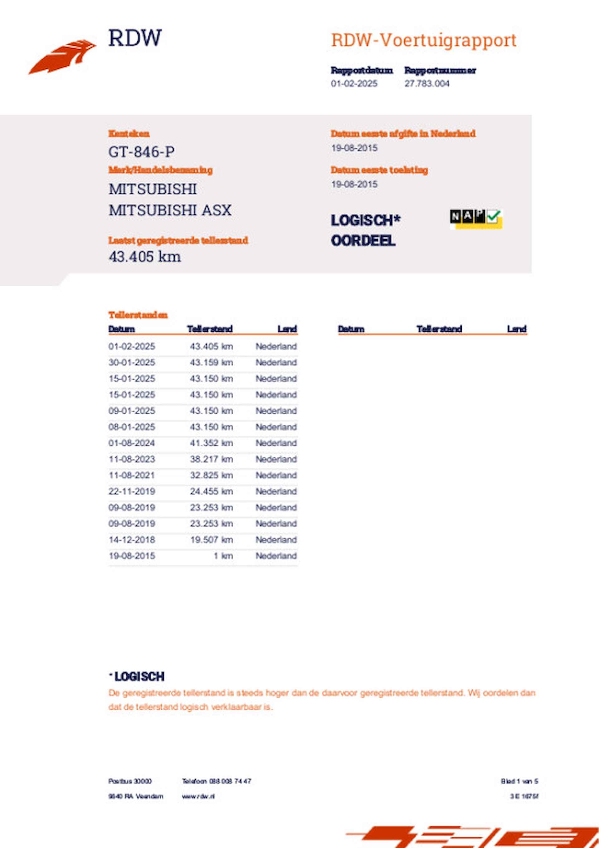 Mitsubishi ASX 1.6 Cleartec Bright + trekhaak - 15/15