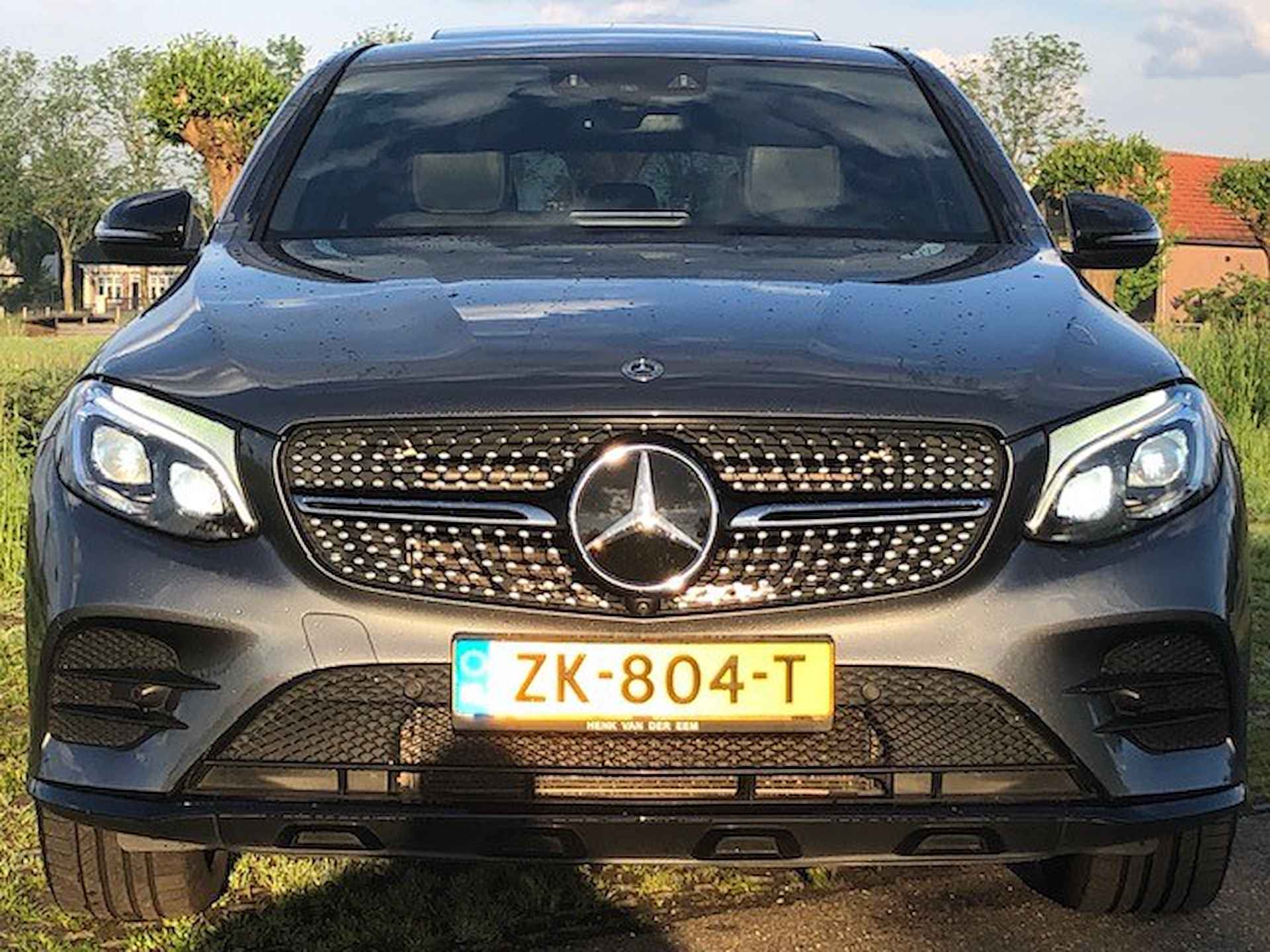 Mercedes-Benz GLC Coupé 350 d 4MATIC AMG-STYLE COMAND NAVIGATIE, BURMESTER, LEER, GEVENTILEERDE STOELEN, STOELVERWARMING, DISTRONIC, DODEHOEK ASSIST, SPOORASSIST, SCHUIF/KANTELDAK, PARKEERHULP V/A, 360 GRADEN CAMERA, ELEC. ACHTERKLEP, LED-LICHT, 19"AMG-VELGEN, ENZ. ENZ. FULL OPTIONS!! - 177/221