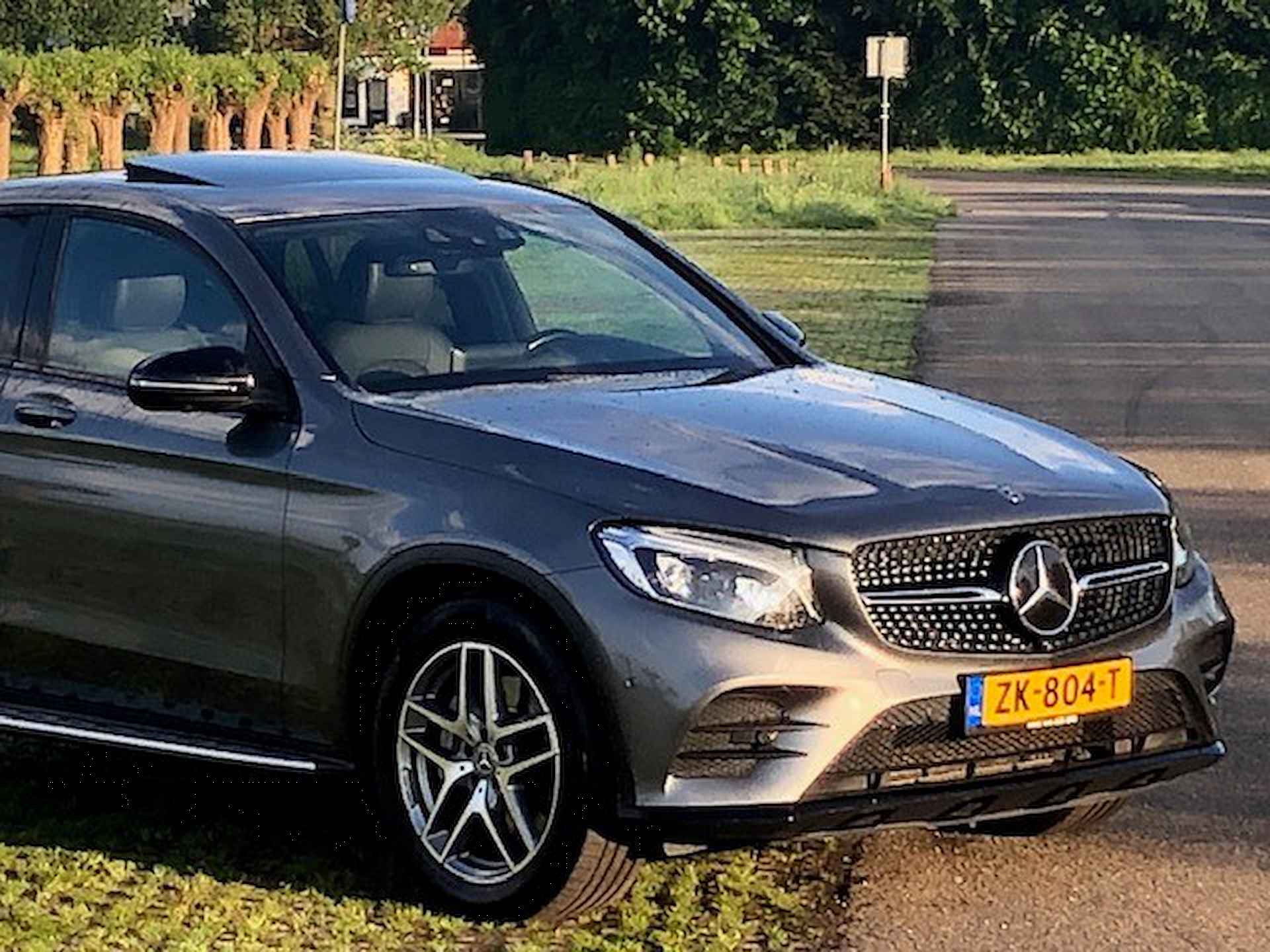 Mercedes-Benz GLC Coupé 350 d 4MATIC AMG-STYLE COMAND NAVIGATIE, BURMESTER, LEER, GEVENTILEERDE STOELEN, STOELVERWARMING, DISTRONIC, DODEHOEK ASSIST, SPOORASSIST, SCHUIF/KANTELDAK, PARKEERHULP V/A, 360 GRADEN CAMERA, ELEC. ACHTERKLEP, LED-LICHT, 19"AMG-VELGEN, ENZ. ENZ. FULL OPTIONS!! - 192/221