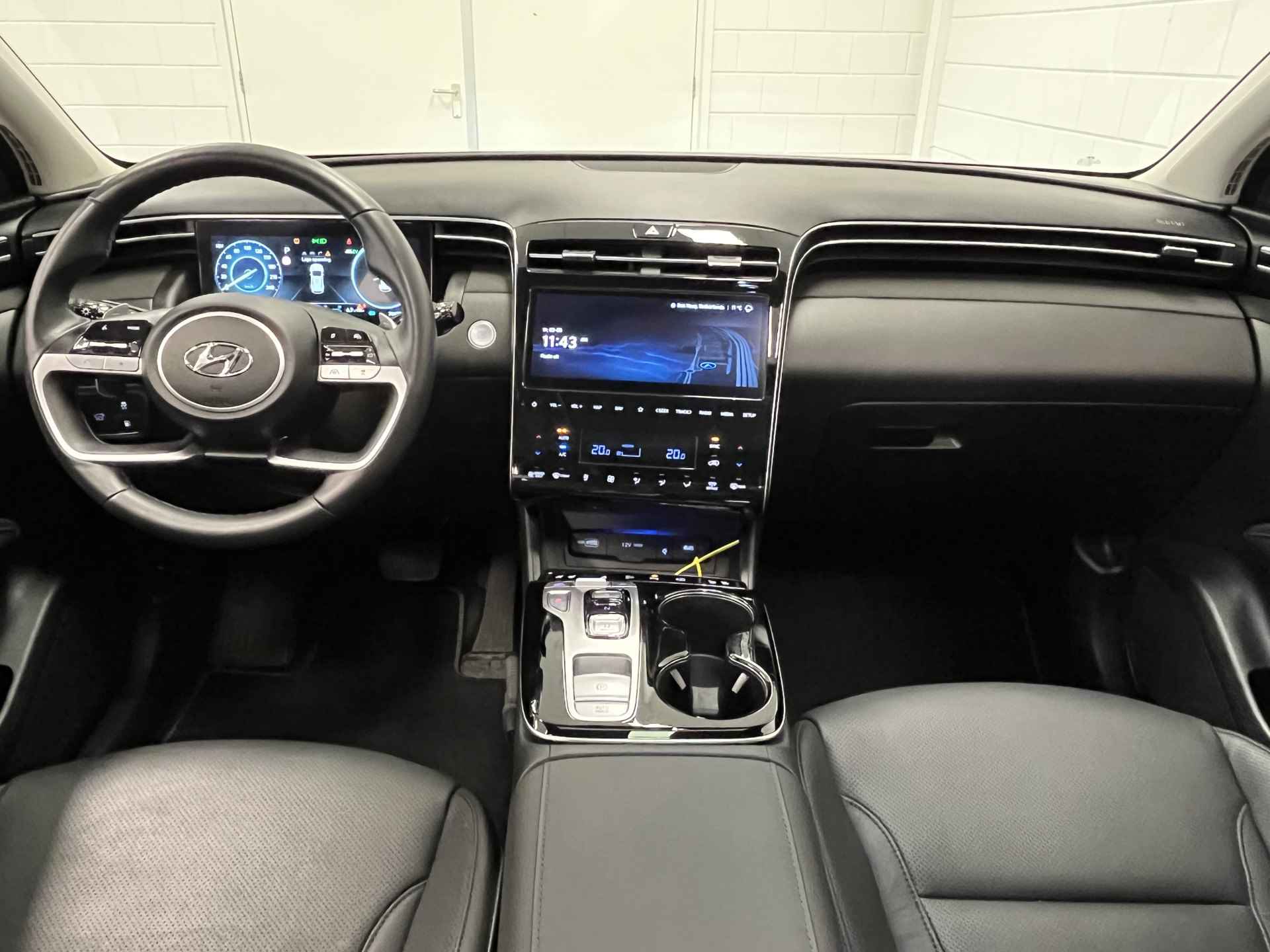 Hyundai Tucson 1.6 T-GDI PHEV Premium Sky 4WD PANORAMISCH SCHUIF/KANTELDAK | LEDER | PREMIUM AUDIO | FULL OPTIONS! - 15/55