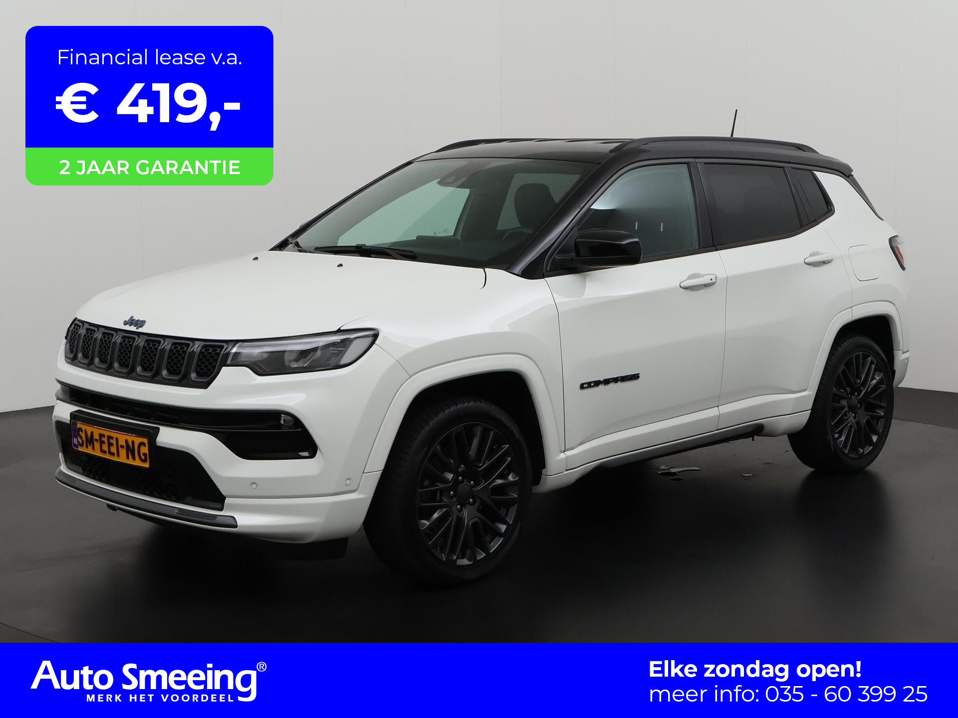 Jeep Compass 4xe 240 Plug-in Hybrid PHEV S | Leder | Camera | Elek stoel | Adapt cruise |  Zondag Open!