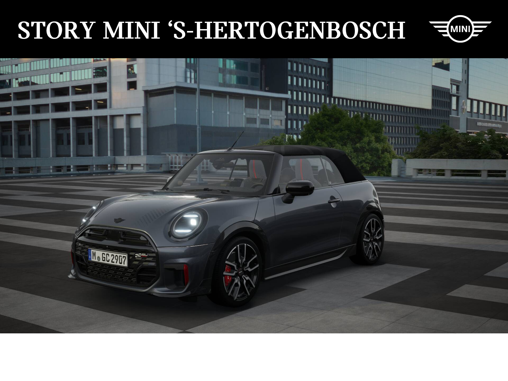 MINI Cabrio John Cooper Works Automaat / Pakket XL / 18" JCW Lap Spoke 2-tone