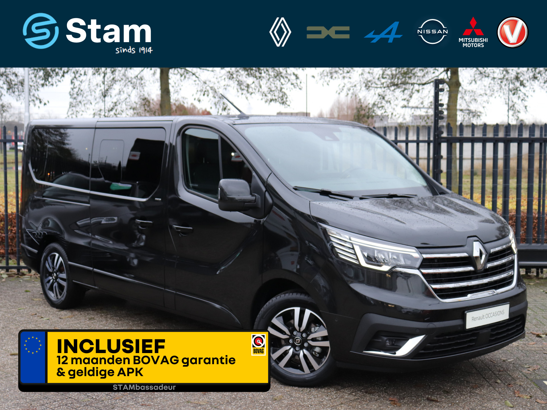 Renault Trafic L2H1 Spaceclass dCi 170pk EDC/Automaat RIJKLAAR | 7-persoons | Navi | Zeer luxe | 17" velgen