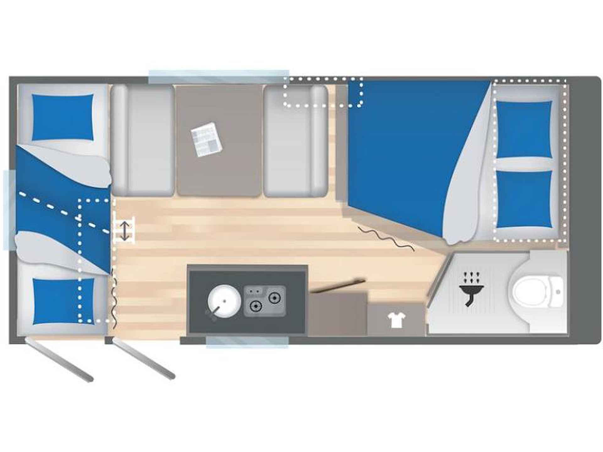 Caravelair Sport Line 476 Stapelbed | Nieuw | 2025 - 3/17