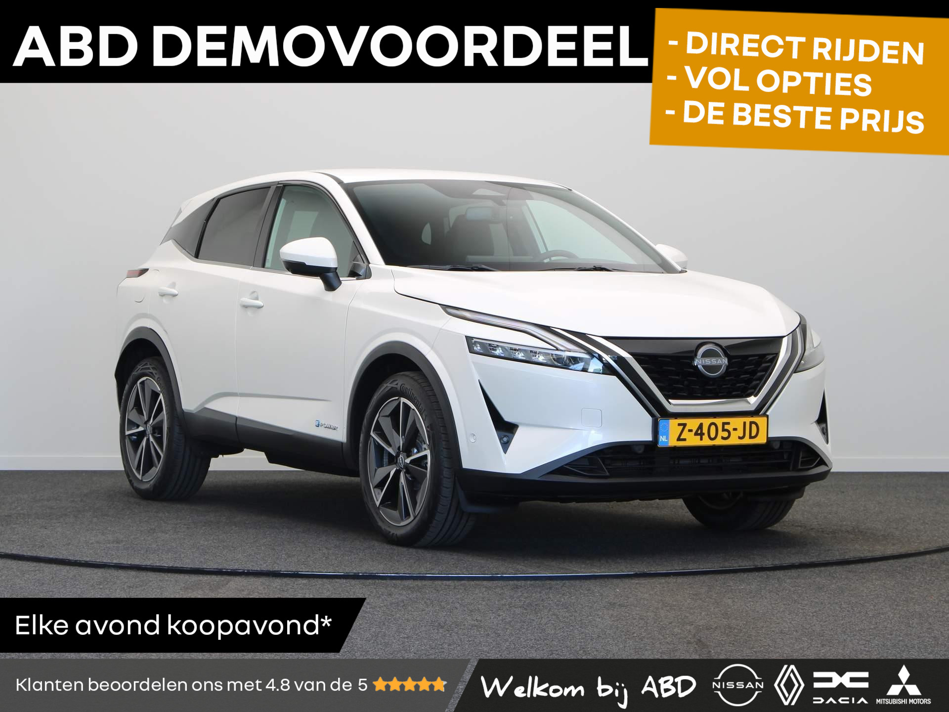 Nissan Qashqai 190pk 1.5 e-Power Tekna | Rijklaarprijs!! | Elektrische Achterklep | Head-up Display | Keyless Entry | Adaptieve Cruise Control |