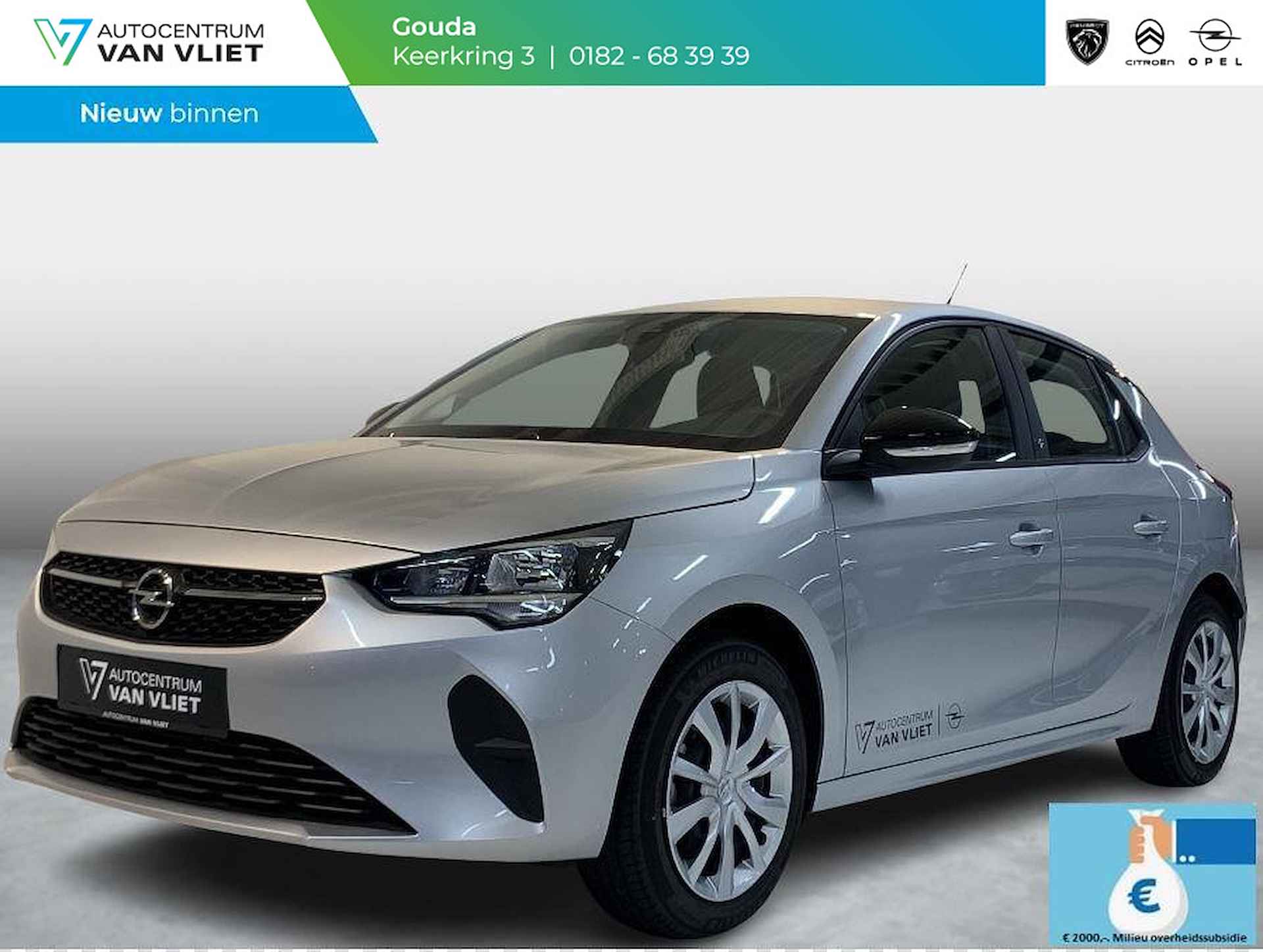 Opel Corsa-e Level 2 50 kWh 3 fase 11 kW Edition | Apple Carplay/Android Auto | Parkeersensoren achter | Warmtepomp | €2.000,- subsidie mogelijk - 1/37