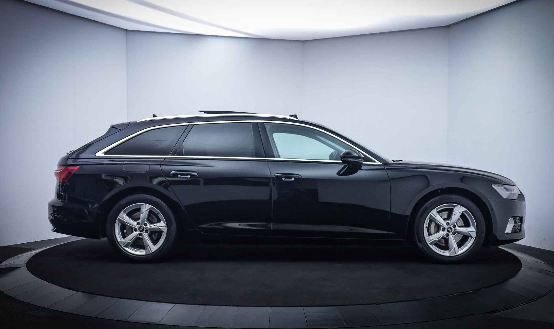 Audi A6 Avant 45TFSi 265Pk QUATTRO SPORT PANO/MATRIX/360 CAM/HEAD UP/CARPLAY/MEMORY/NAVI/BLINDSPOT/STOELVERW/ELEK TREKHAAK/LMV - 4/35