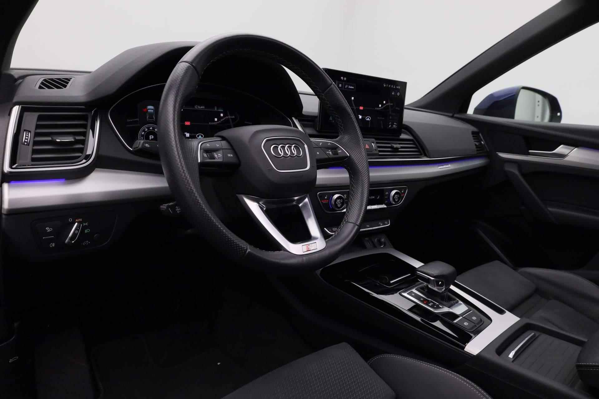 Audi Q5 50 TFSI e 299PK S-tronic S edition / S-Line | Pano | Matrix LED | Leder/alcantara | Camera | Navi | Stoelverwarming | ACC | Keyless - 2/41