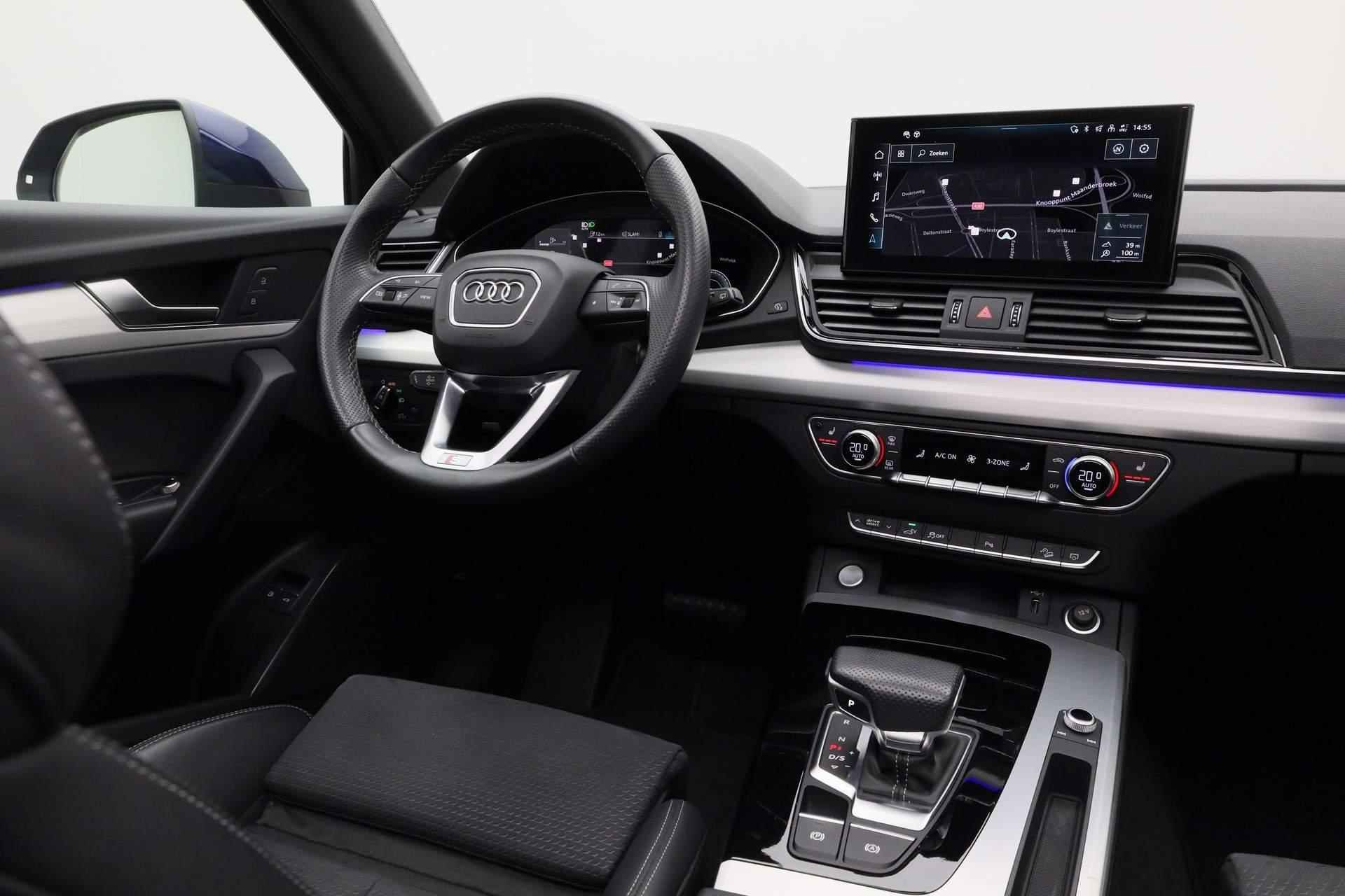 Audi Q5 50 TFSI e 299PK S-tronic S edition / S-Line | Pano | Matrix LED | Leder/alcantara | Camera | Navi | Stoelverwarming | ACC | Keyless - 25/41