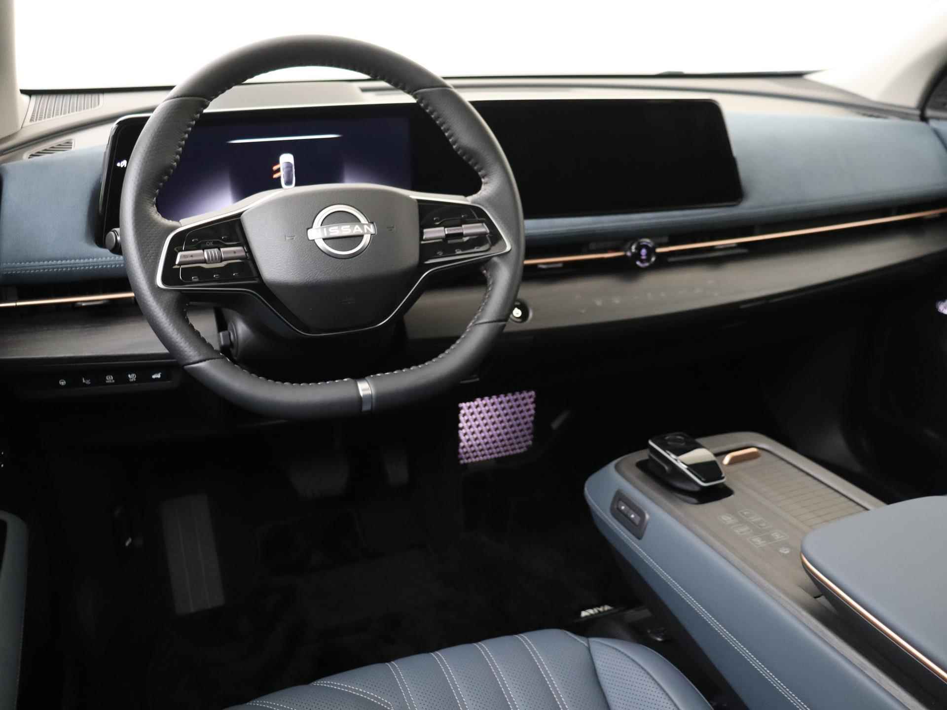 Nissan Ariya Evolve 91 kWh | Aurora Green | Luxe leder | WLTP: 522 km | DEMO | ProPILOT | Bose Audio | Glazen Schuif-/kanteldak | 360-graden Camera | Stoelverwarming & -ventilatie | - 6/32