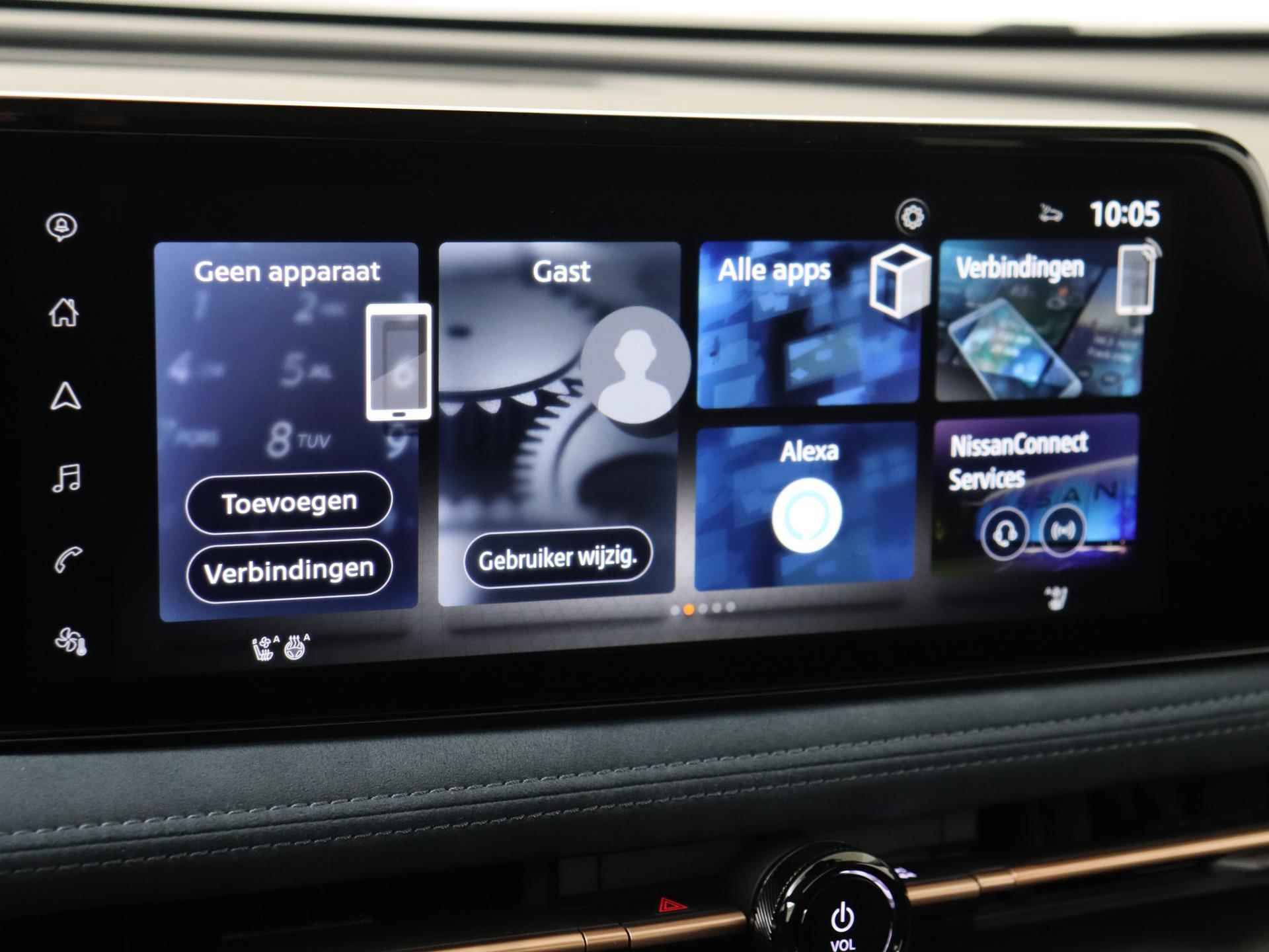 Nissan Ariya Evolve 91 kWh | Aurora Green | Luxe leder | WLTP: 522 km | DEMO | ProPILOT | Bose Audio | Glazen Schuif-/kanteldak | 360-graden Camera | Stoelverwarming & -ventilatie | - 14/32