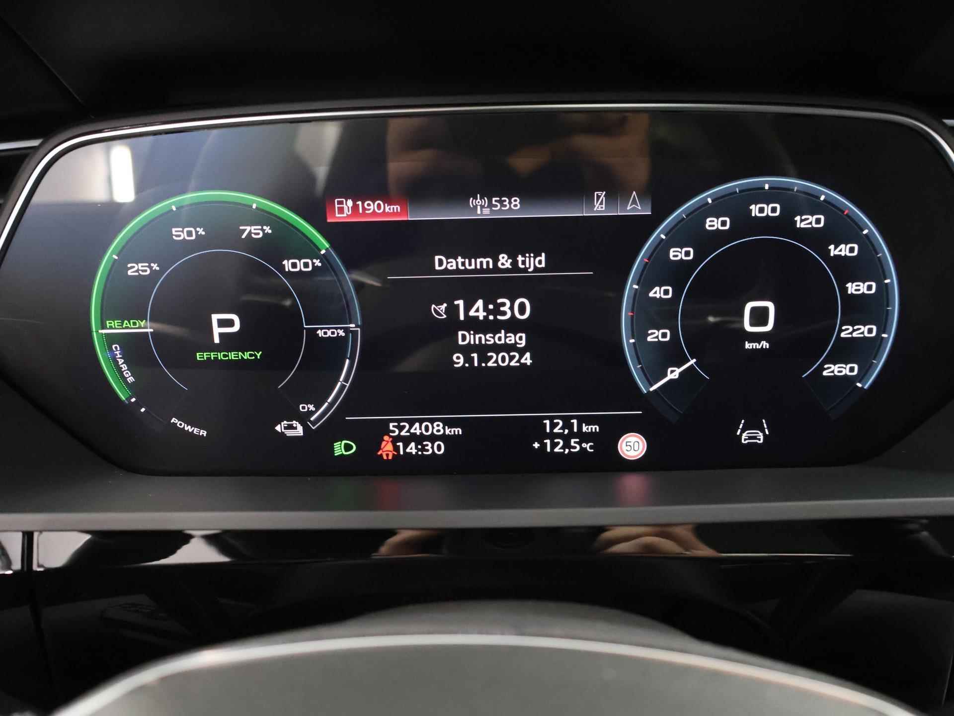 Audi e-tron Sportback 50 quattro S edition 71 kWh | NL Auto | S Line | Panoramadak | Virtual Cockpit | Luchtvering | Stoelverwarming | Adaptieve Cruise control | Privacy glas | LED koplampen | - 13/39