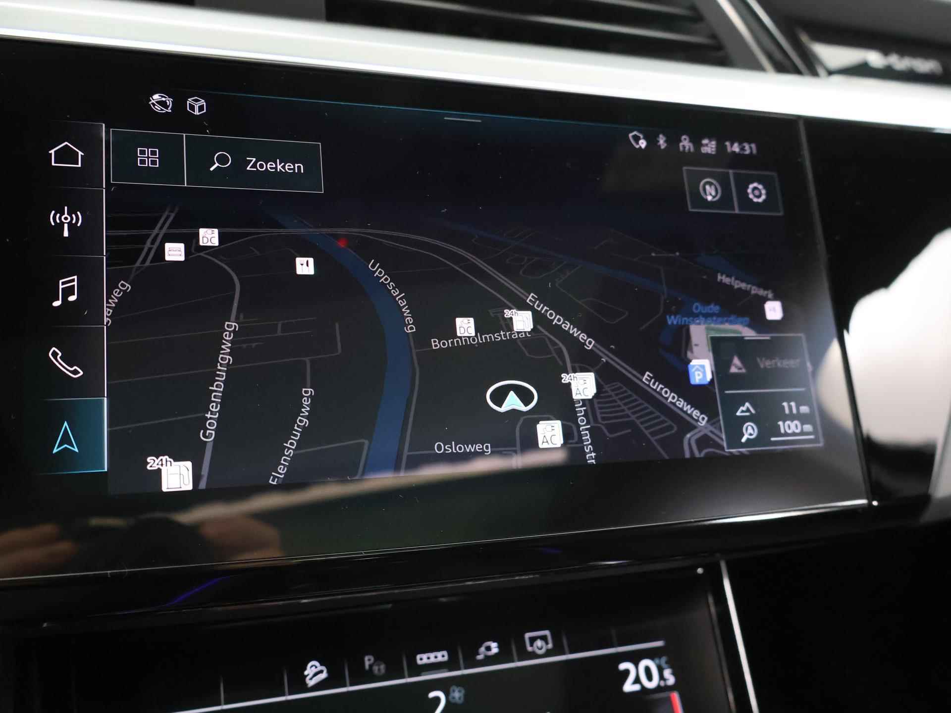 Audi e-tron Sportback 50 quattro S edition 71 kWh | NL Auto | S Line | Panoramadak | Virtual Cockpit | Luchtvering | Stoelverwarming | Adaptieve Cruise control | Privacy glas | LED koplampen | - 15/39