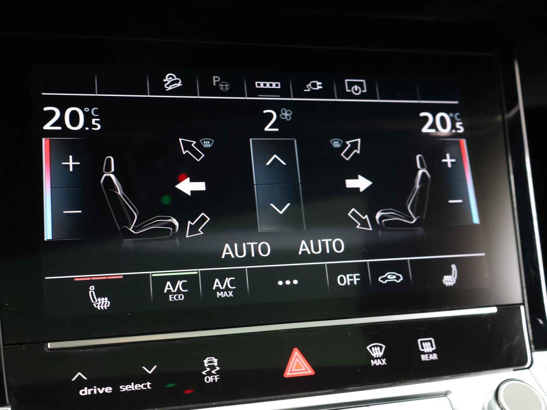 Audi e-tron Sportback 50 quattro S edition 71 kWh | NL Auto | S Line | Panoramadak | Virtual Cockpit | Luchtvering | Stoelverwarming | Adaptieve Cruise control | Privacy glas | LED koplampen | - 22/39