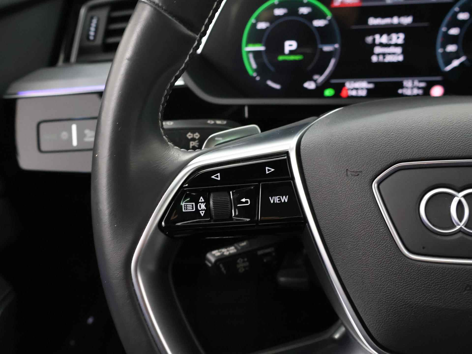 Audi e-tron Sportback 50 quattro S edition 71 kWh | NL Auto | S Line | Panoramadak | Virtual Cockpit | Luchtvering | Stoelverwarming | Adaptieve Cruise control | Privacy glas | LED koplampen | - 27/39