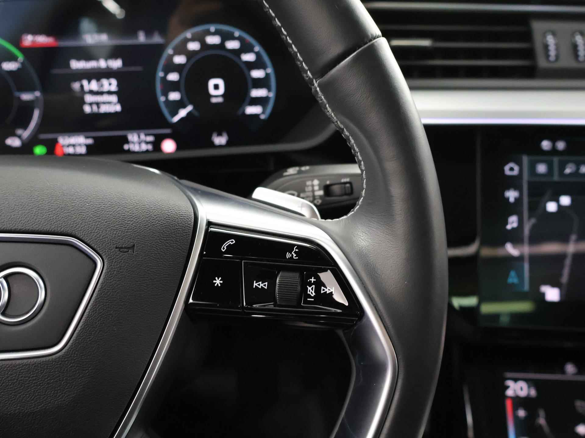 Audi e-tron Sportback 50 quattro S edition 71 kWh | NL Auto | S Line | Panoramadak | Virtual Cockpit | Luchtvering | Stoelverwarming | Adaptieve Cruise control | Privacy glas | LED koplampen | - 28/39