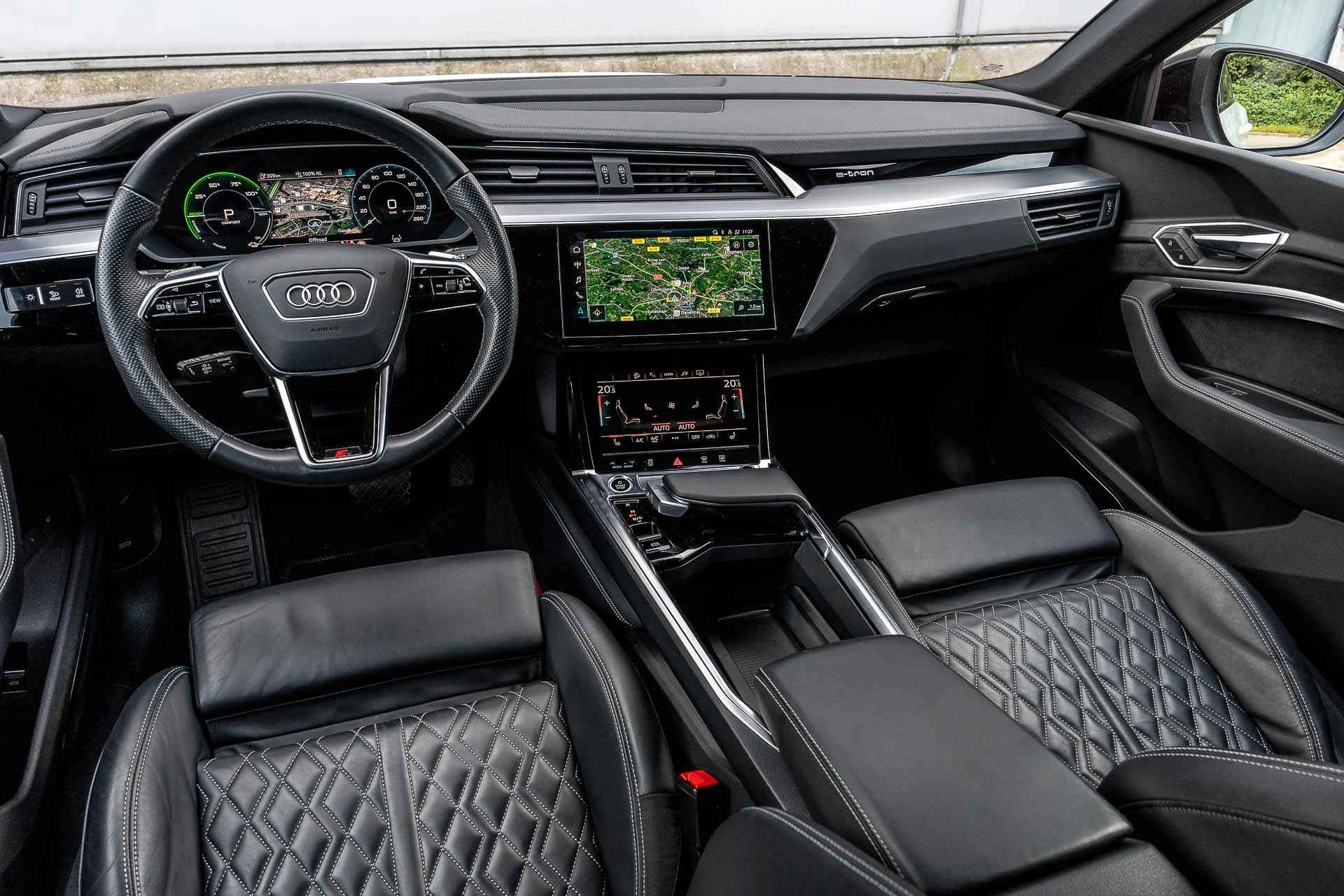 Audi e-tron Sportback 55 quattro 409pk S edition 95 kWh | Panoramadak | 21"LMV | Tour Pakket | B&O Sound - 60/65