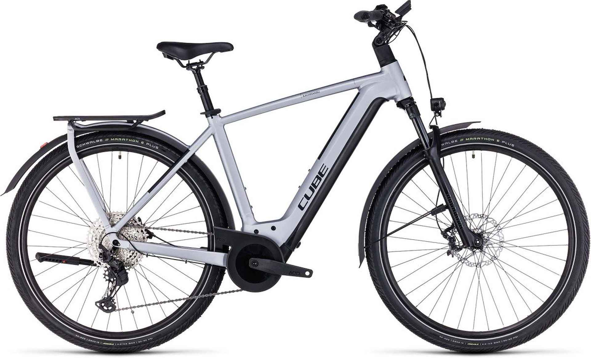 CUBE Kathmandu Hybrid SLX 750 heren Heren Polarsilver/black 54cm L 2023 - 1/1