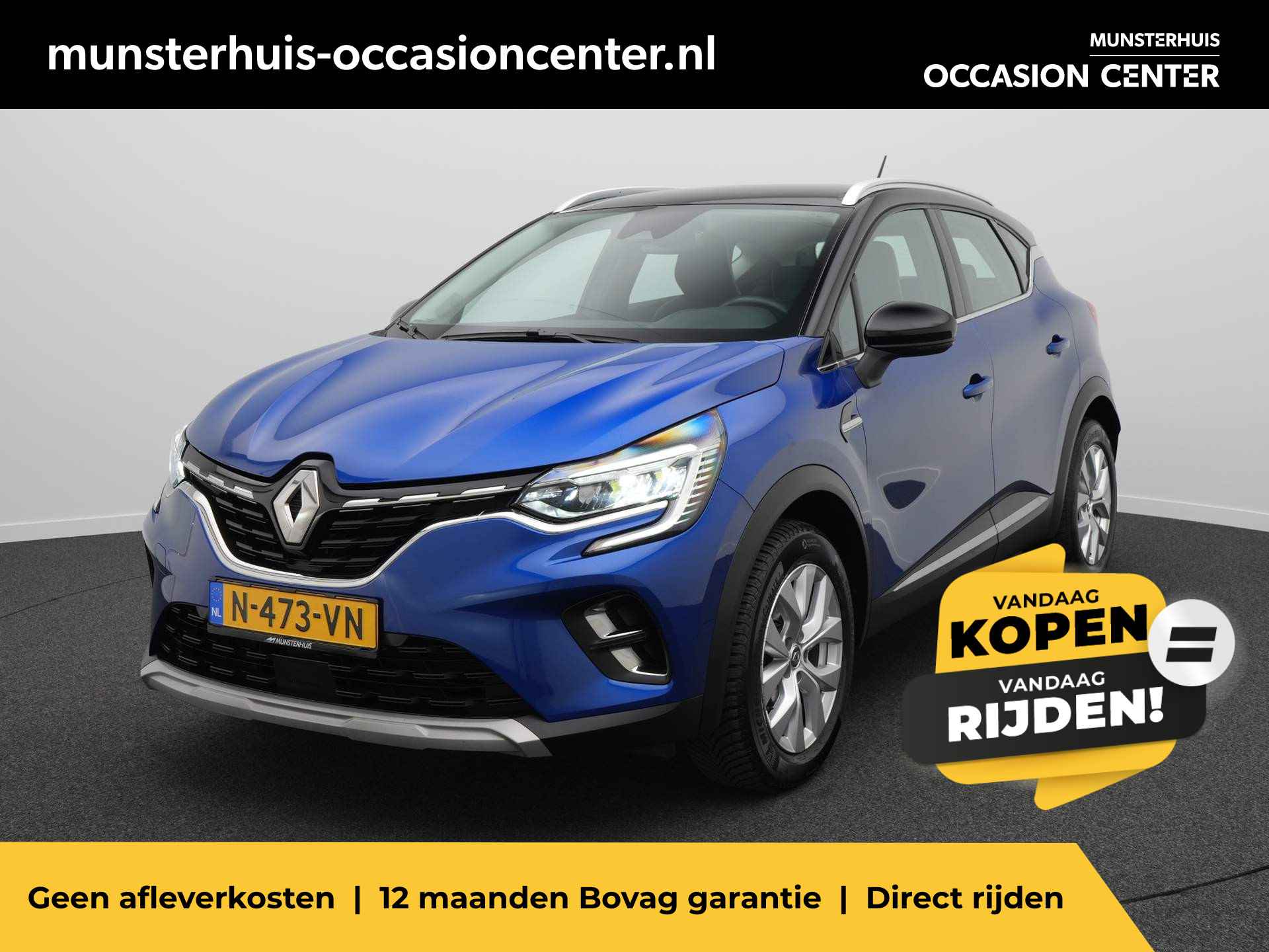Renault Captur TCe 100 Intens - All seasonbanden - Stoelverwarming - 1/26
