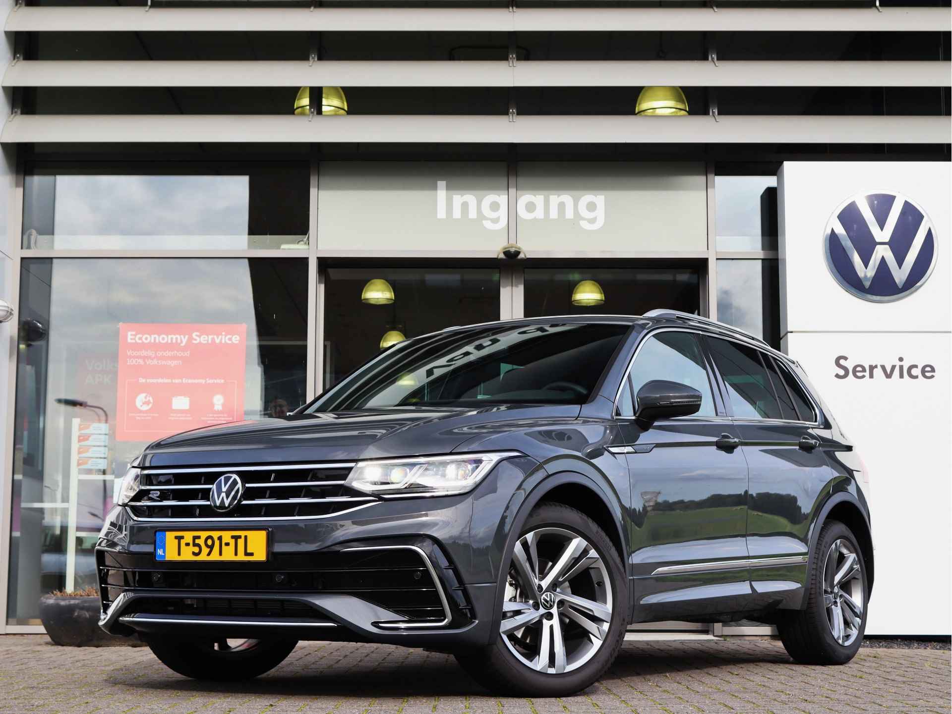 Volkswagen Tiguan 1.5 TSI 150 pk DSG R-Line Business | Navigatie | Spiegel pakket | Multimedia pakket | 19" Valencia | Keyless | Nieuwprijs rijklaar € 51.755,- | - 47/49
