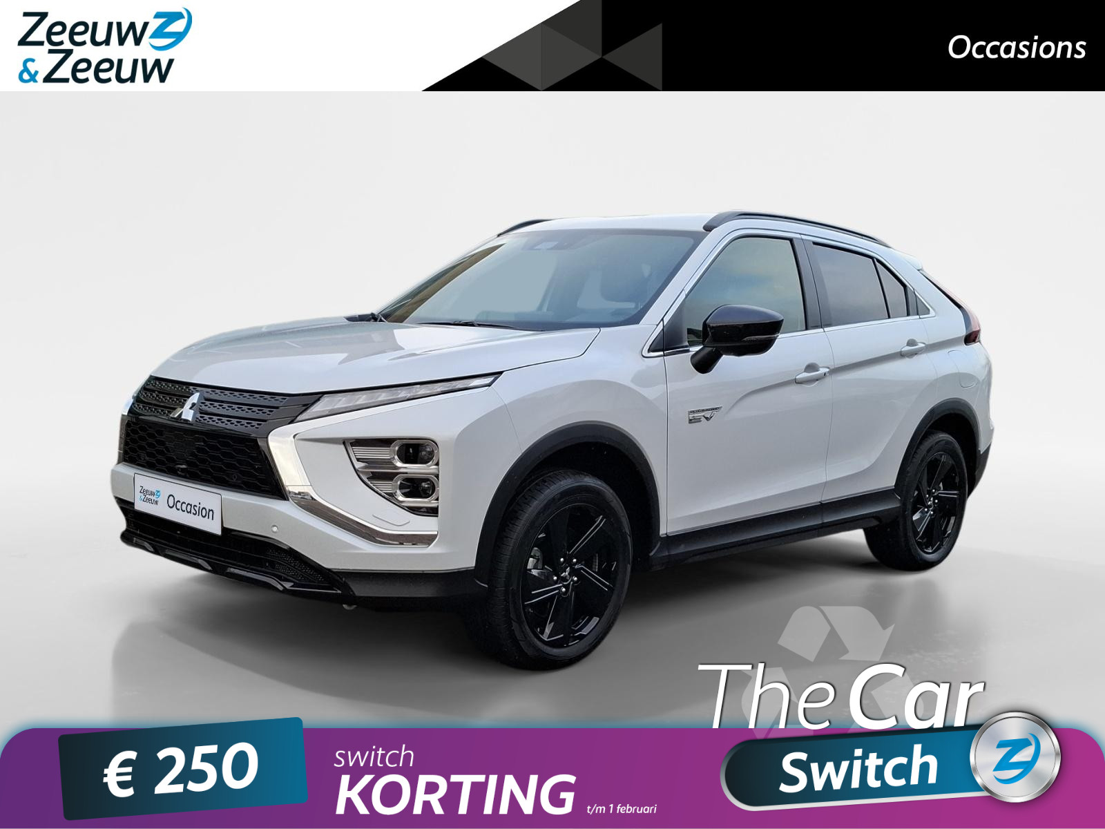 Mitsubishi Eclipse Cross 2.4 PHEV Black Edition | NL-AUTO | GARANTIE | CAMERAS |