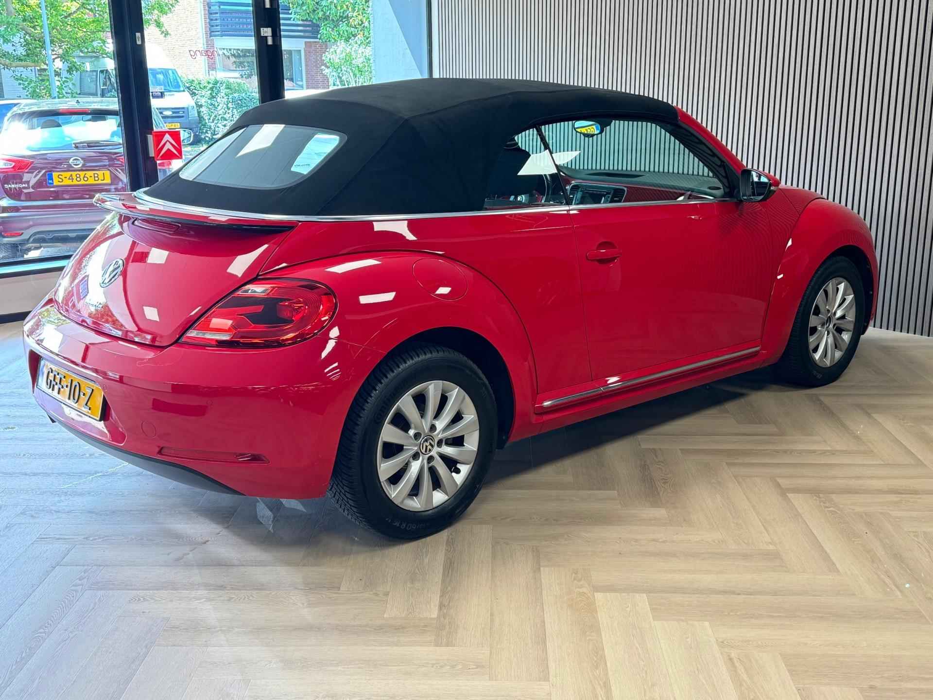 Volkswagen Beetle Cabriolet 1.2 TSI Design Soft-Top AIRCO CRUISE PDC NAVIGATIE STOELVERWARMING - 40/40