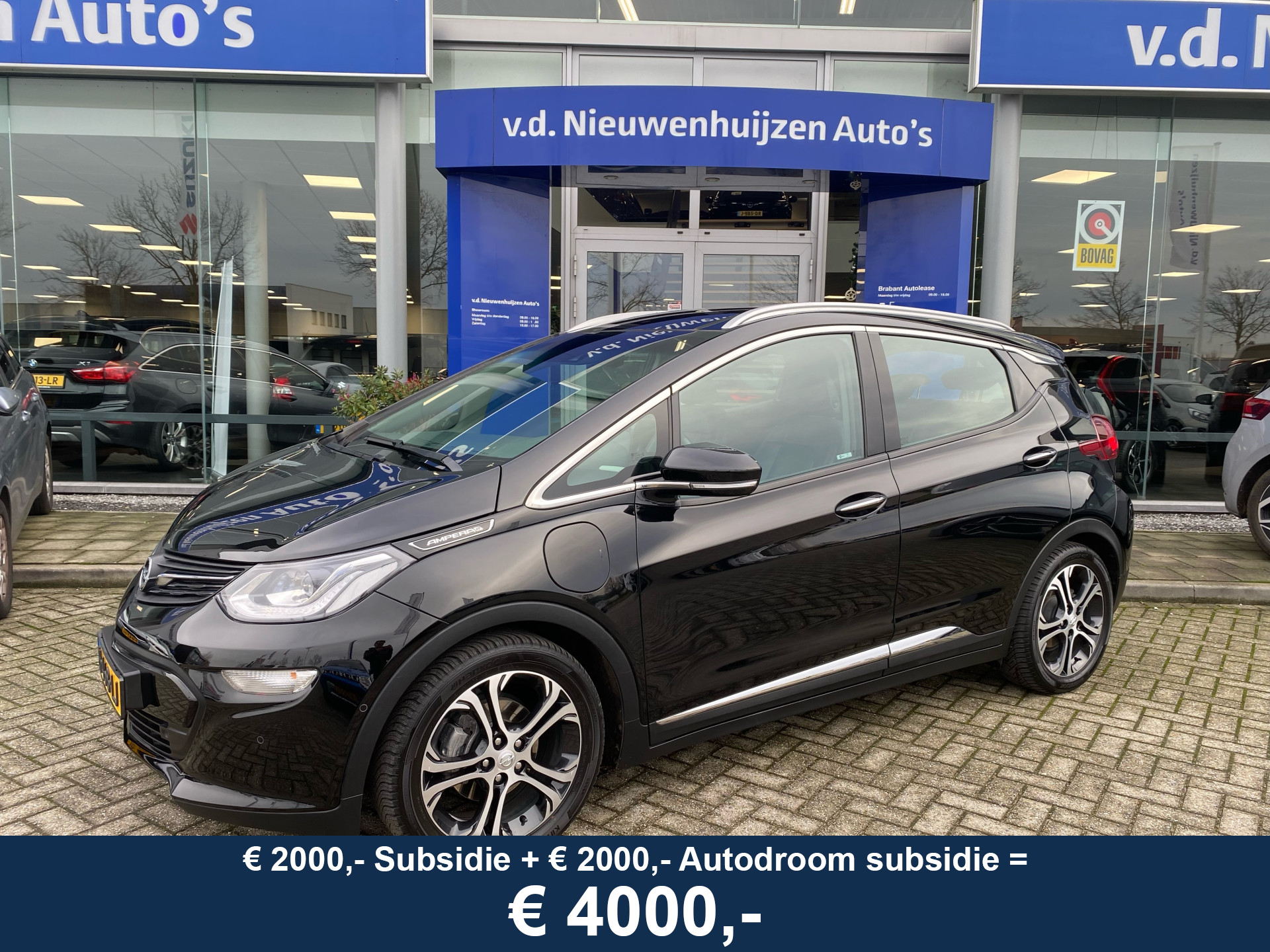 Opel Ampera-E Business Executive 60 kWh Actie €2000 subsidie + €2000 Autodroom Subsidie Info Daan 0492-588964