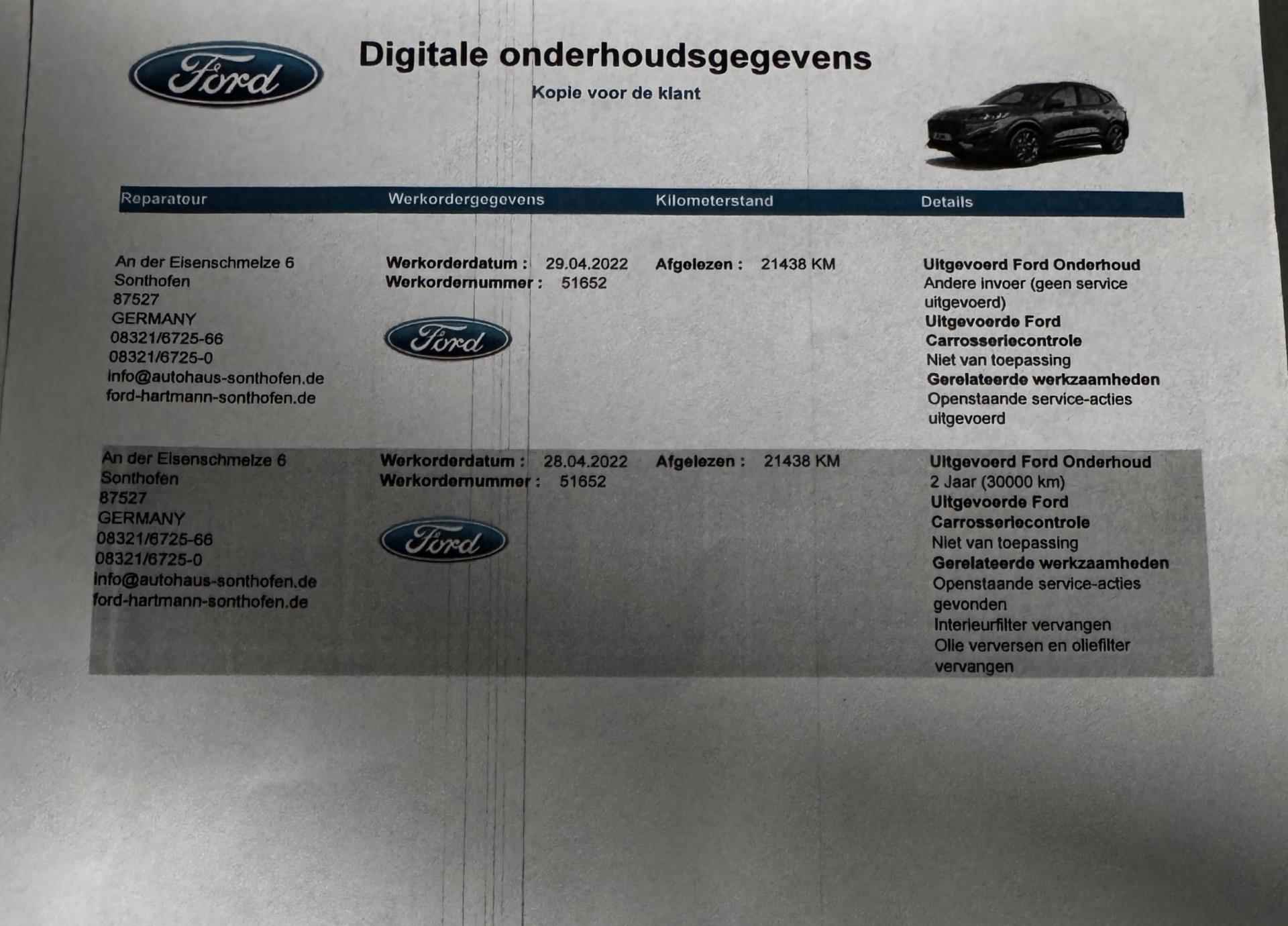 Ford Kuga 2.5 PHEV ST-Line X / 225 PK / Panoramadak / Adaptive Cruise / Navi + Camera / Elek. Achterklep / Stoel + Stuurverwarming - 45/61