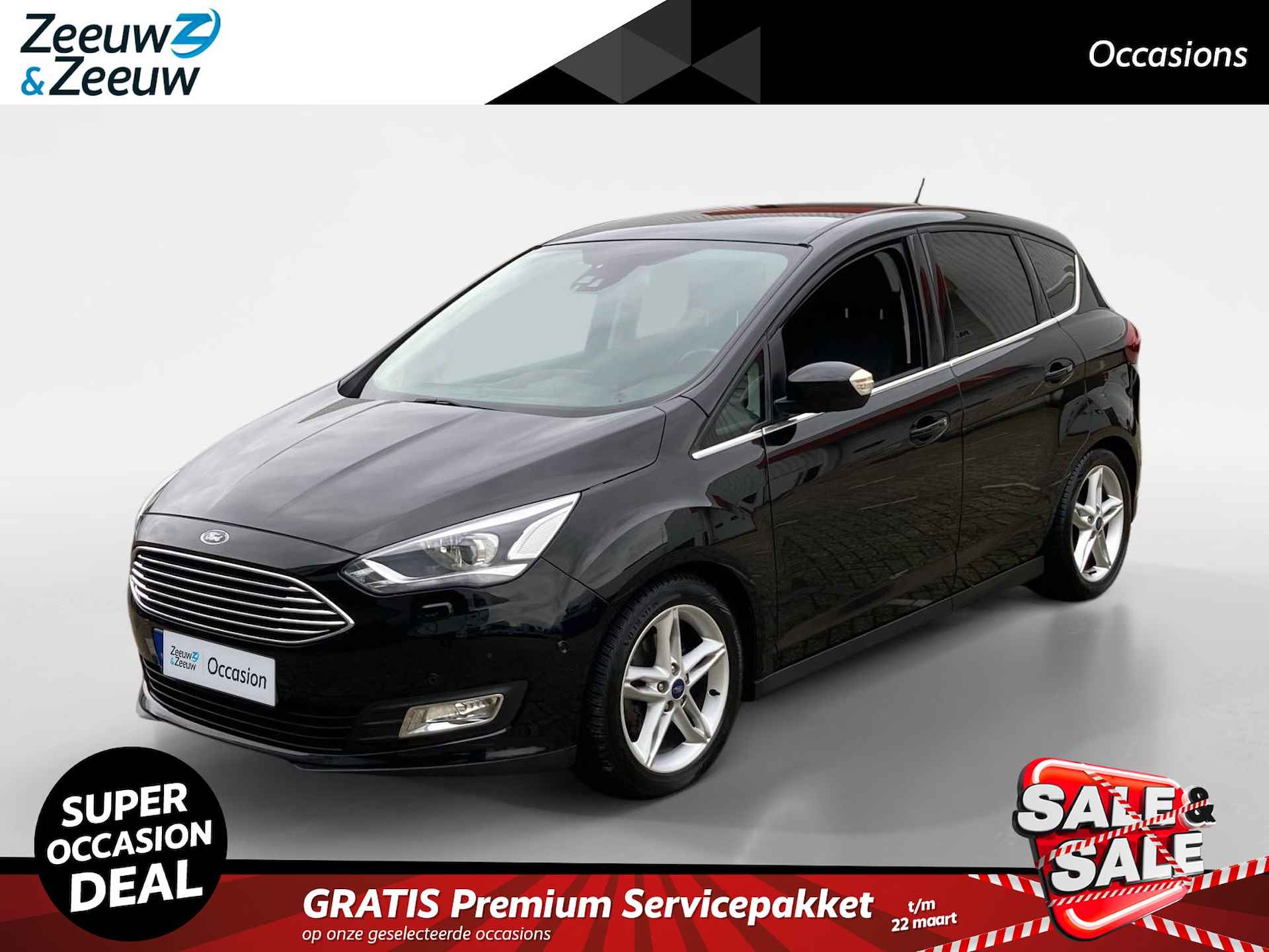 Ford C-Max 1.5 Titanium | AUTOMAAT | Trekhaak | Stoel en stuurverwarming | Navigatie |