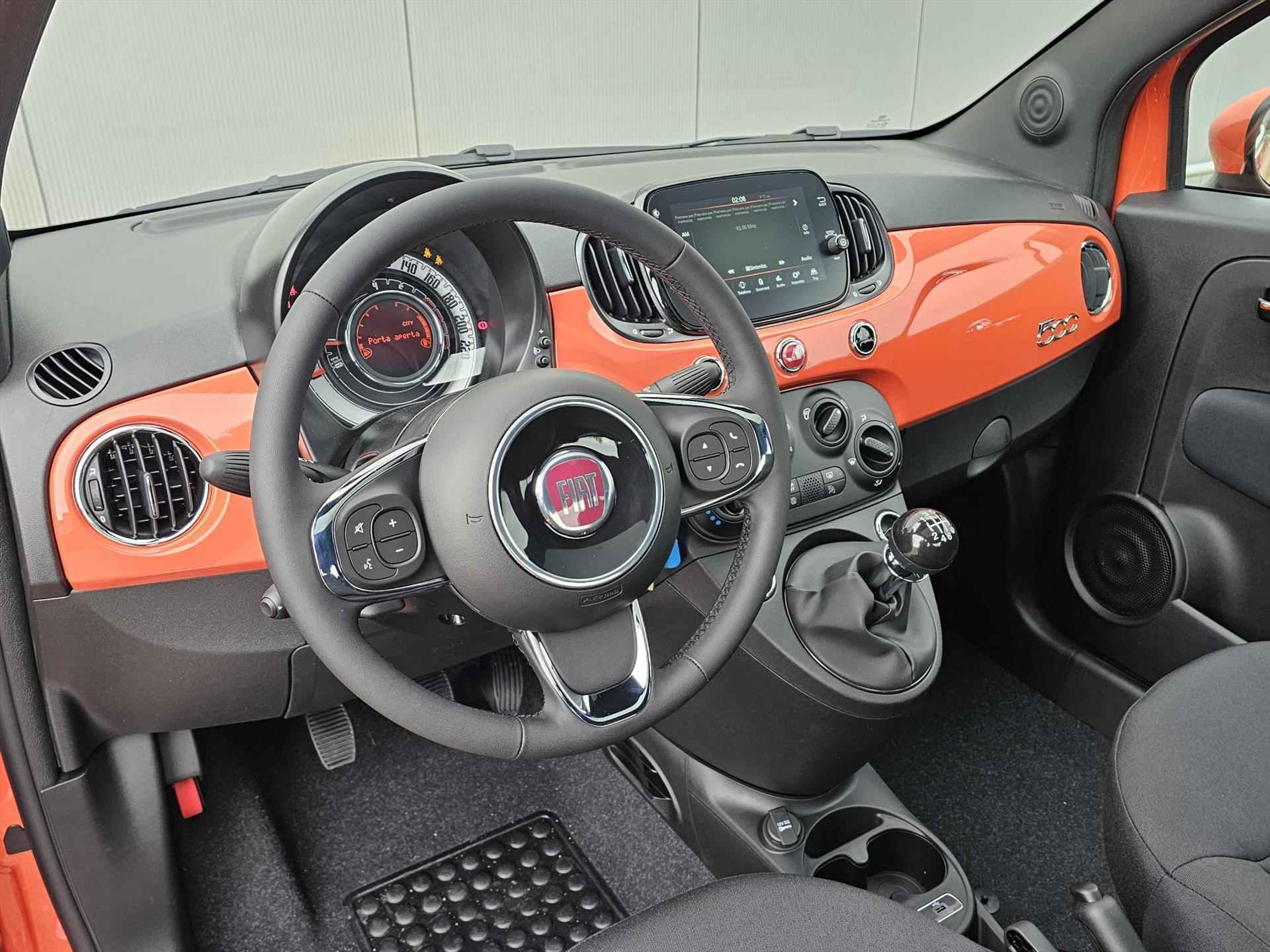 Fiat 500 1.0 Hybrid 70pk Dolcevita Finale | Apple CarPlay / Android Auto | Cruise Control | Parkeersensoren | Uit voorraad leverbaar! - 8/38