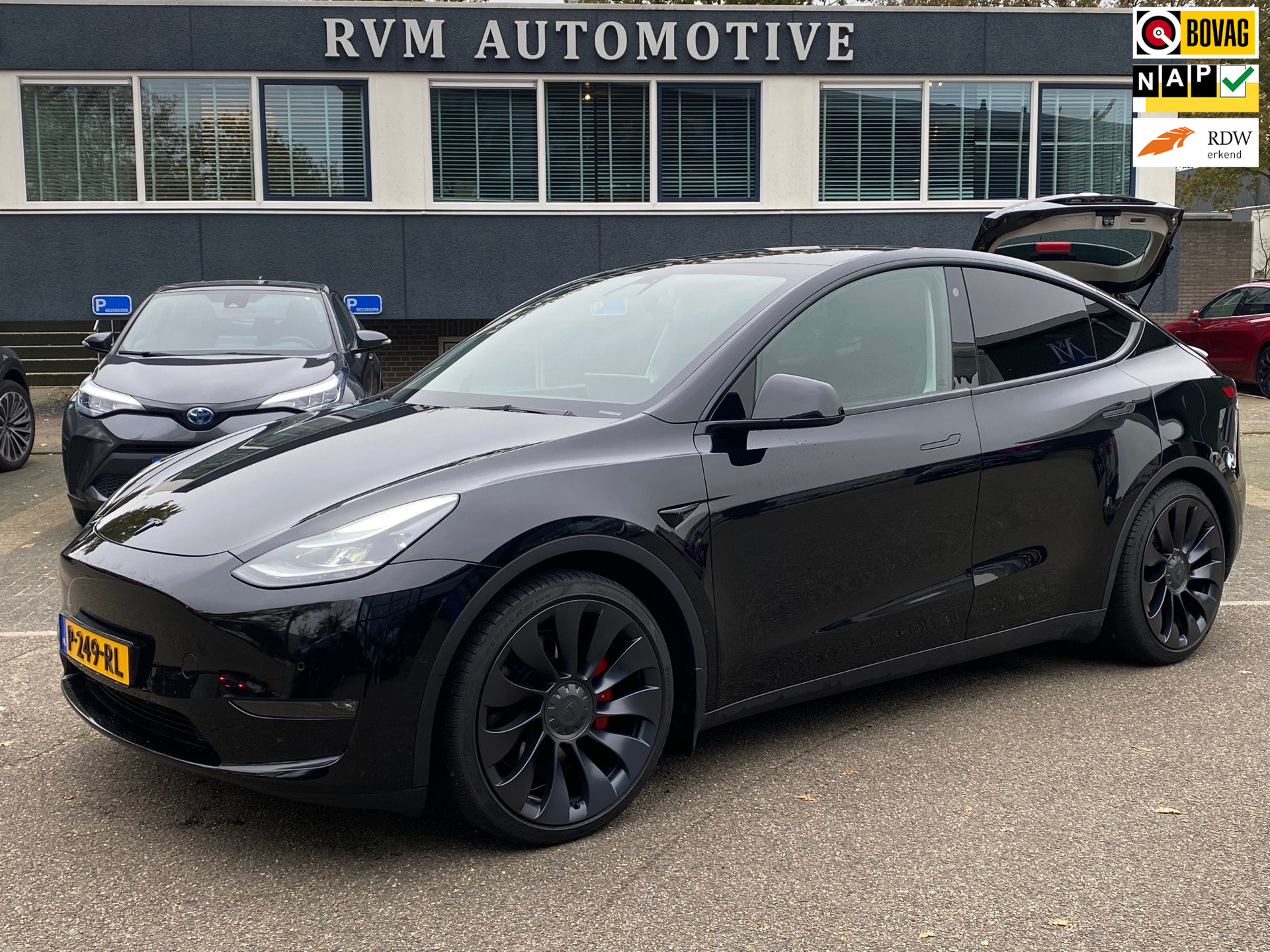 Tesla Model Y Performance AWD 75 kWh | ORIG. NL. NAP KM. | 1E EIGENAAR | * 38.759 EX BTW * | RESTERENDE TESLA GARANTIE T/M 5-2026!