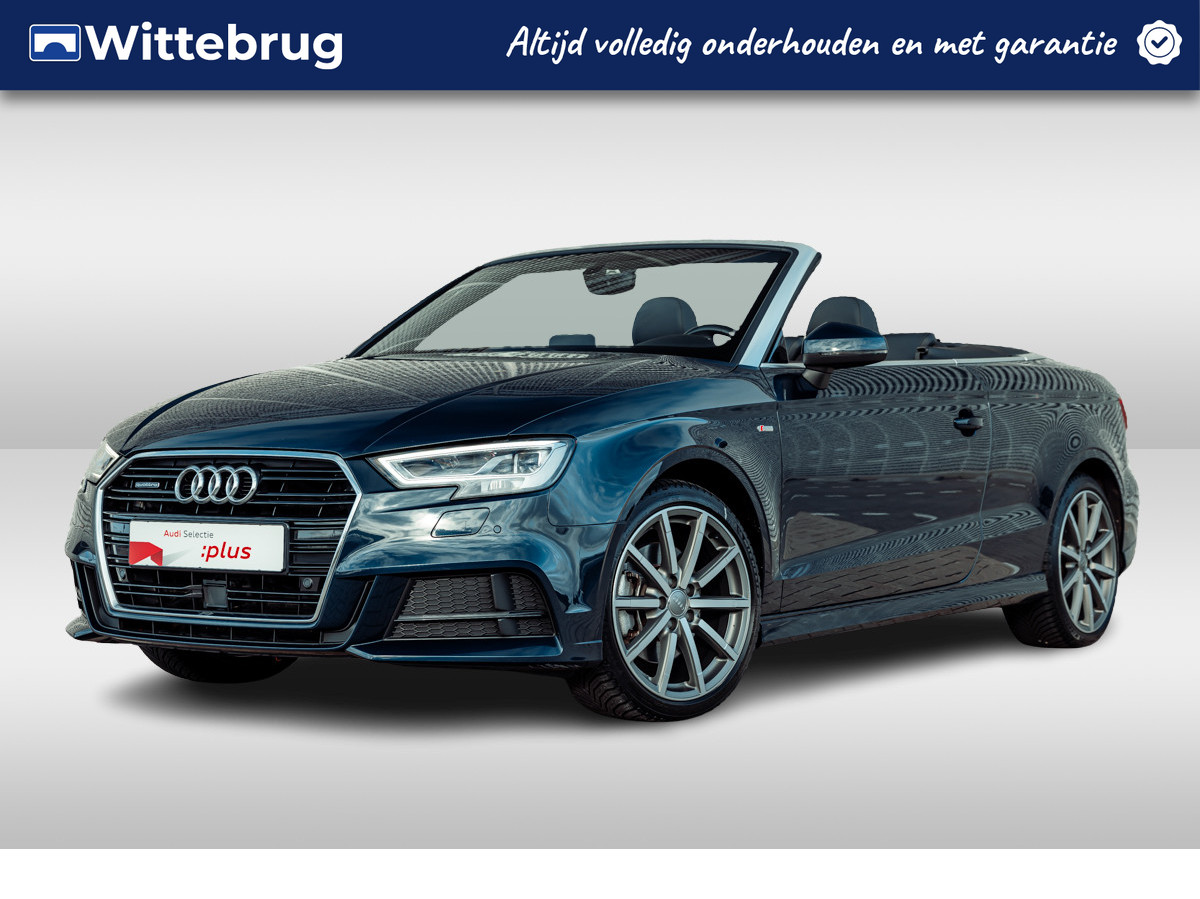 Audi A3 Cabriolet 40 TFSI 190pk s-tronic quattro S Line | Nekverwarming | Stoelverwarming | Leder-alcantara | Camera | 18" LM velgen | LED | Navigatie