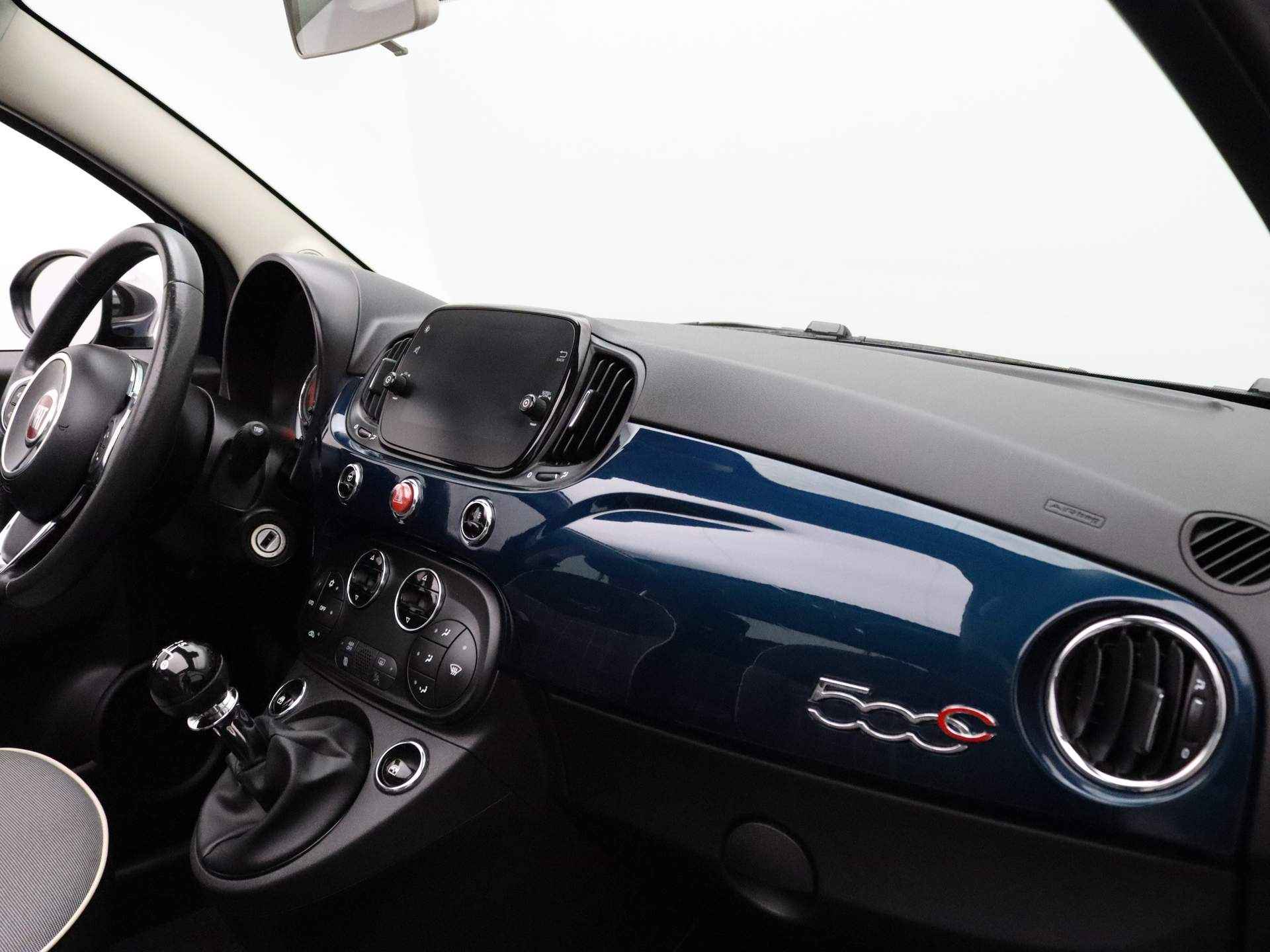 Fiat 500C 70pk Lounge Climate | Carplay | Cabrio |  Parksens. - 21/26