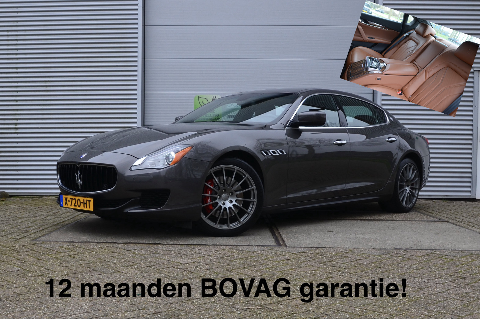 Maserati Quattroporte 3.0 S Q4 (4x4) Leder, 4-zits, Navi, fin. 955,- p/mnd bij viaBOVAG.nl