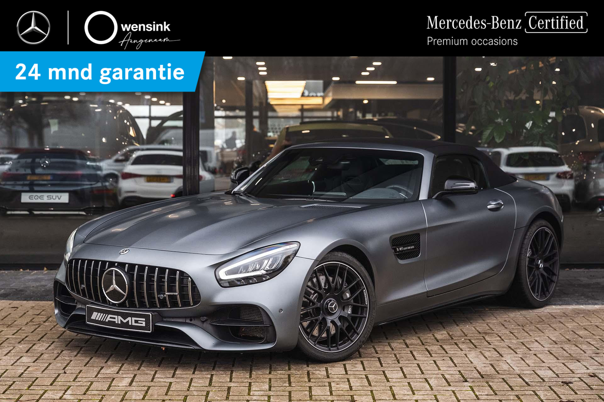 Mercedes-Benz AMG GT Roadster 4.0 Premium AIRSCARF | AMG SPEEDSHIFT DCT 7G | AMG PERFORMANCE MEDIA | AMG SPORTONDERSTEL | KEYLESS GO | SPOORASSISTENT bij viaBOVAG.nl