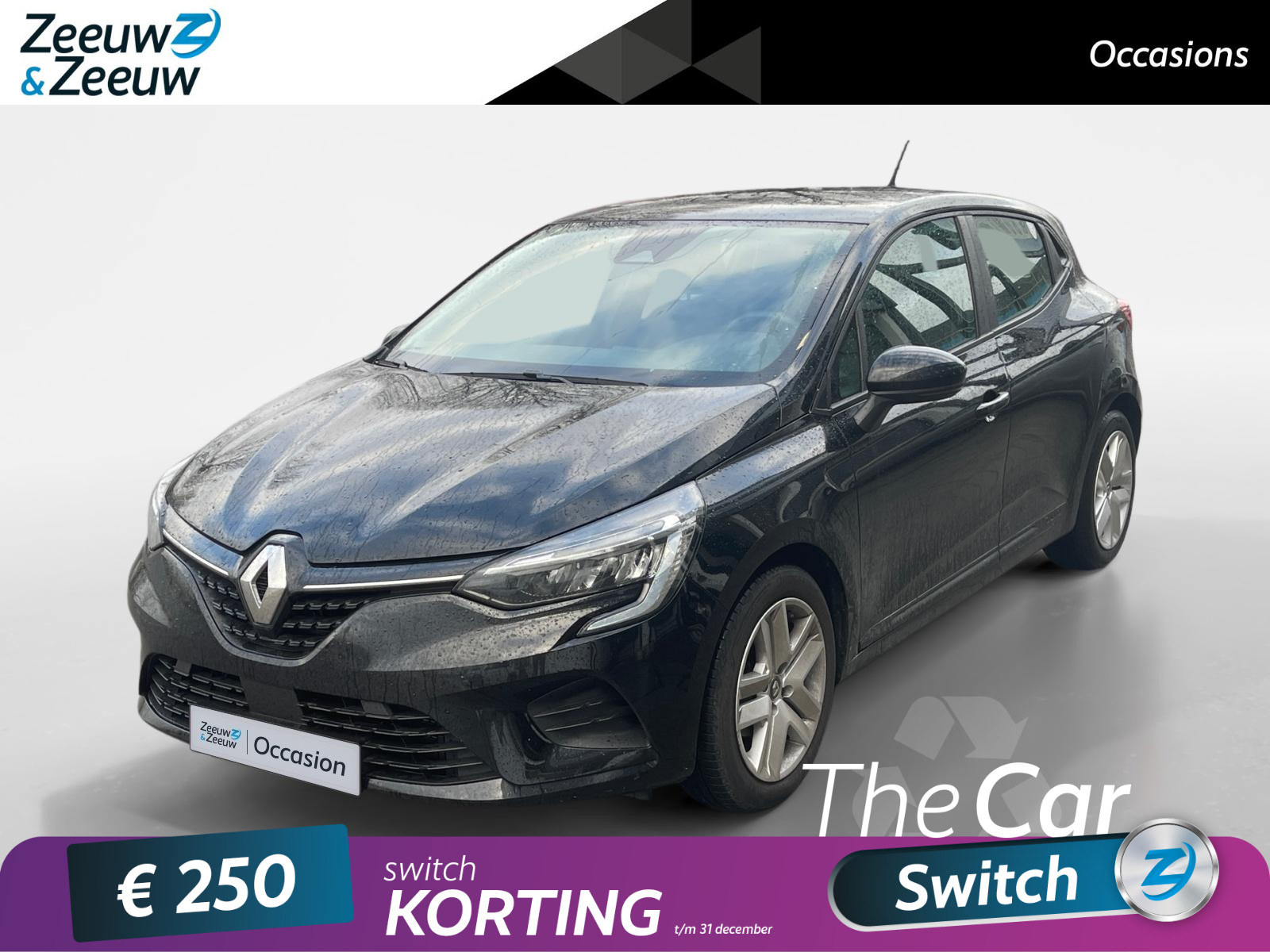 Renault Clio 1.0 TCe Bi-Fuel Zen NAVI AIRCO APPLE CARPLAY ANDROID AUTO CRUISE CONTROLE LPG/BENZINE DEALER ONDERHOUDEN