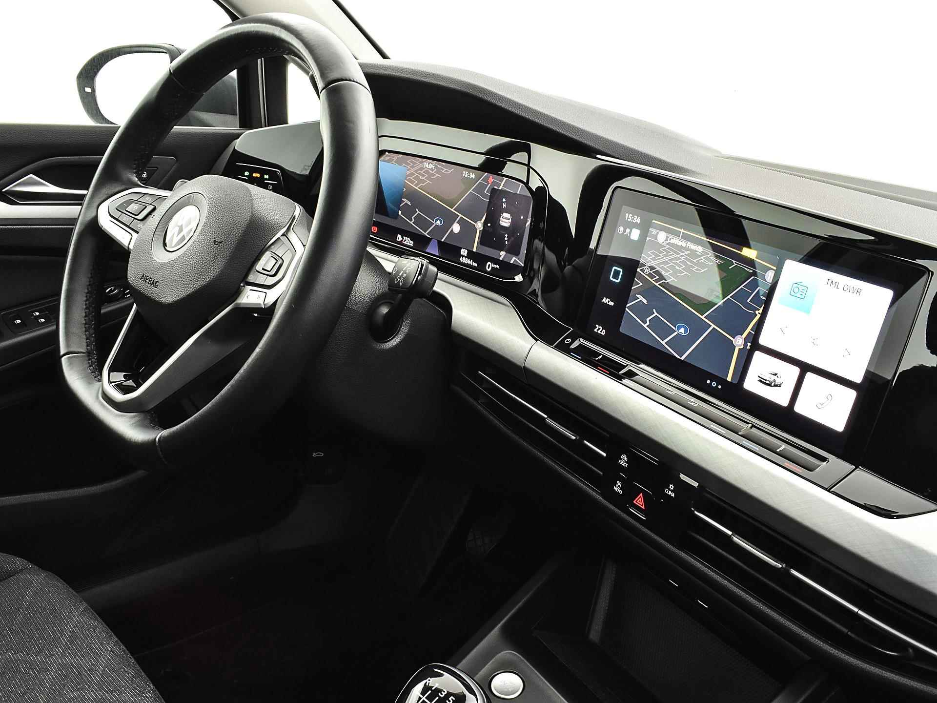 Volkswagen Golf 1.0 Tsi 110pk Life | ACC | Climatronic | App-Connect | Navigatie | Sfeerverlichting | P-Sensoren | 16'' inch | Garantie t/m 07-10-2024 of 100.000km - 12/27