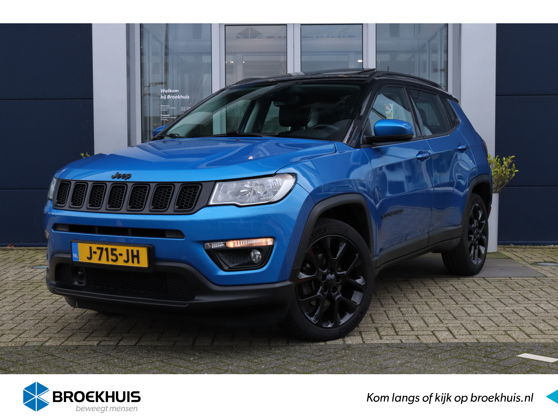 Jeep Compass 1.3T Night Eagle Liberty Edition | Schuif/kantel dak | Trekhaak | Keyless | Camera | Cruise Control